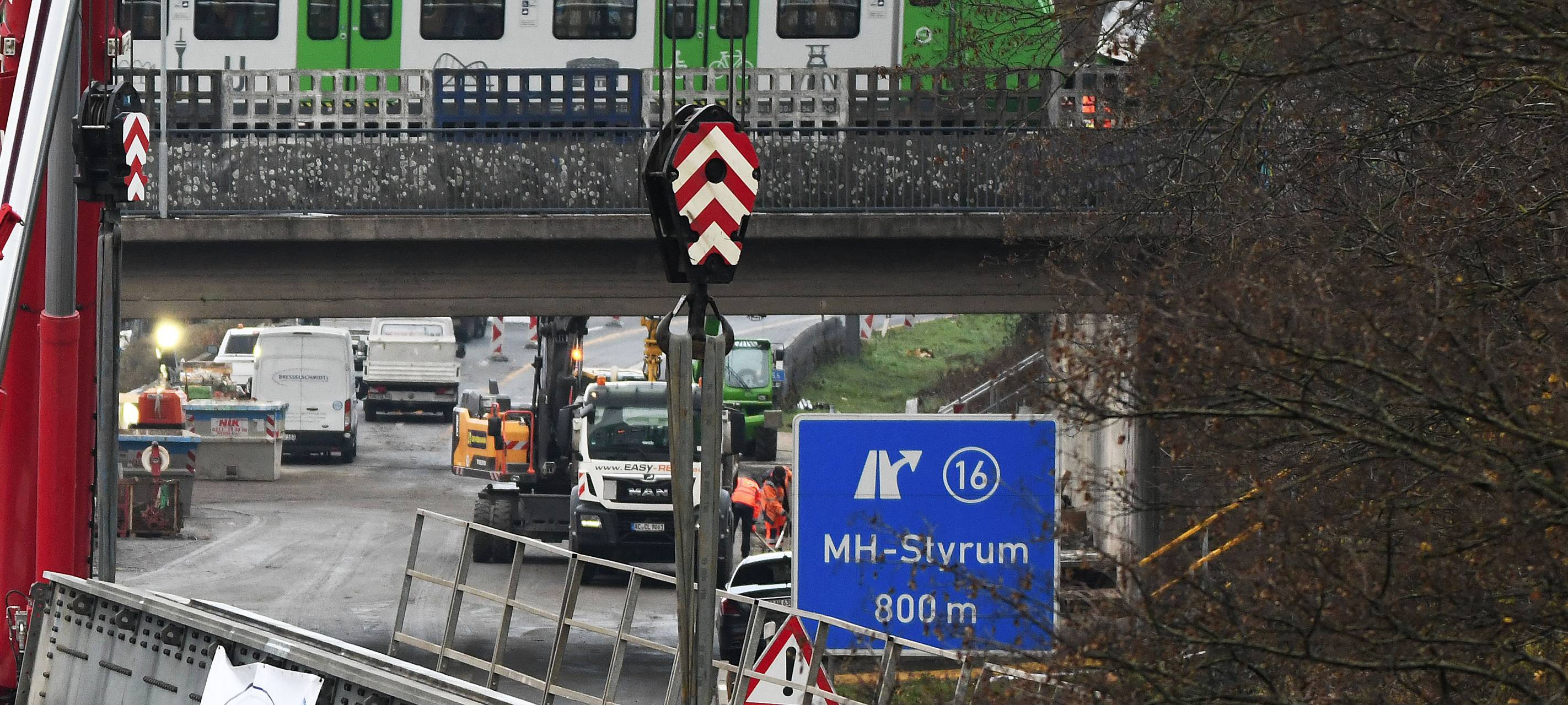 Autobahn- und Bahnsperrungen am Wochenende