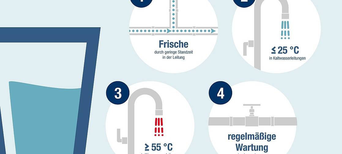 Experten: Wasserrohre regelmäßig spülen