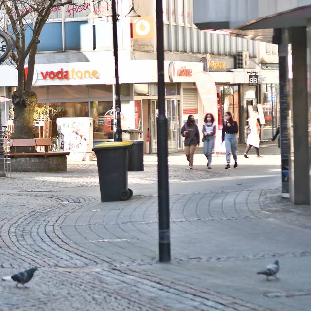 Die Fußgängerzone in Bottrop