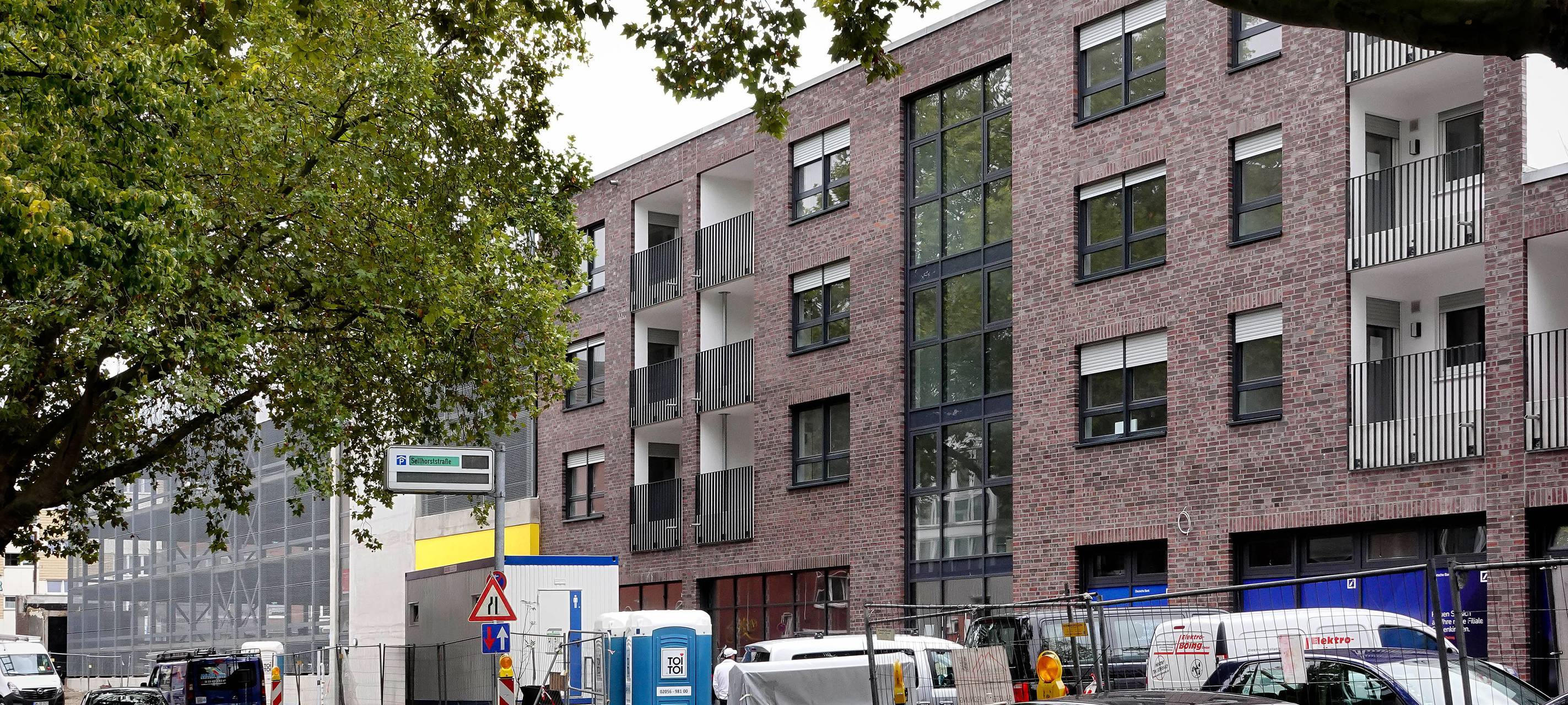 Der ADAC-Neubau an der Sellhorststraße in Gelsenkirchen