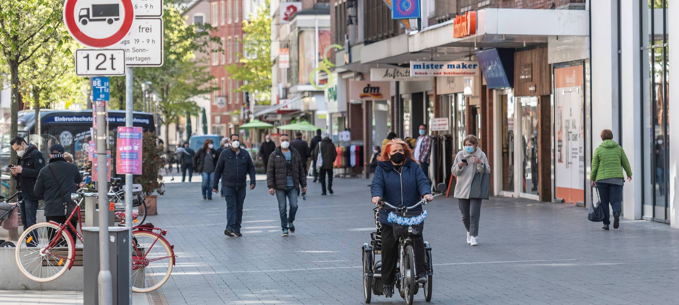 Die Fußgängerzone in Gladbeck