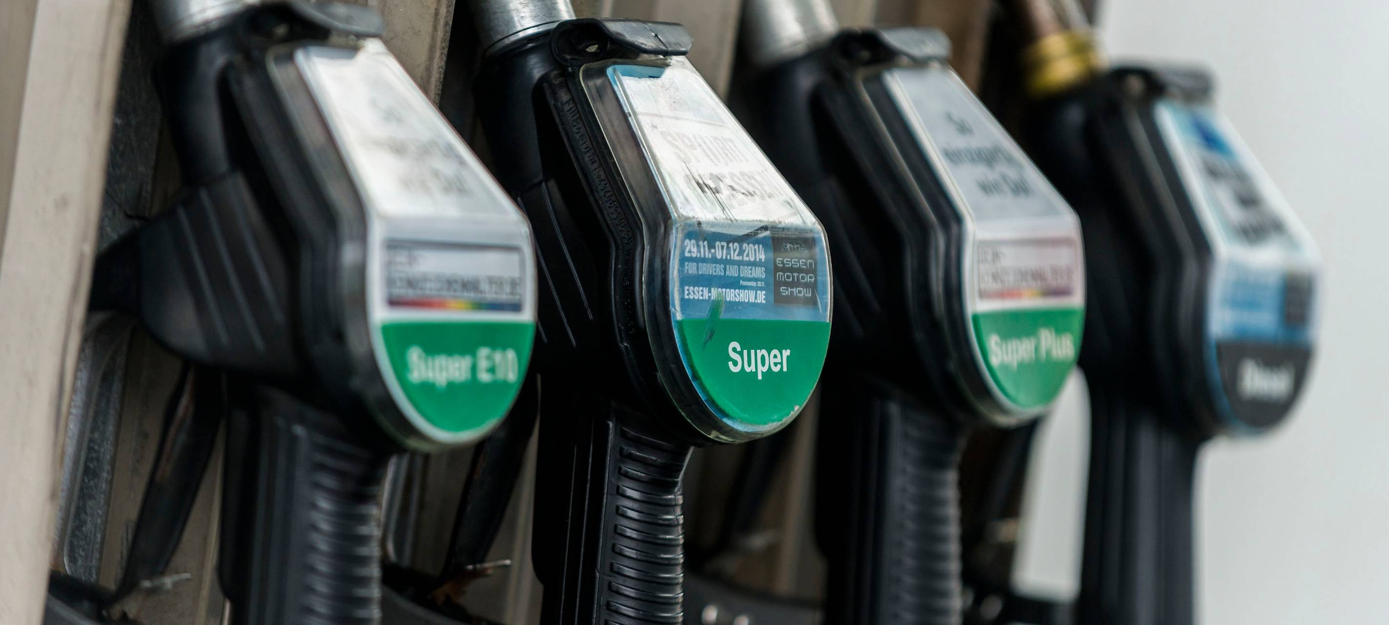 Zapfsäule an einer Tankstelle