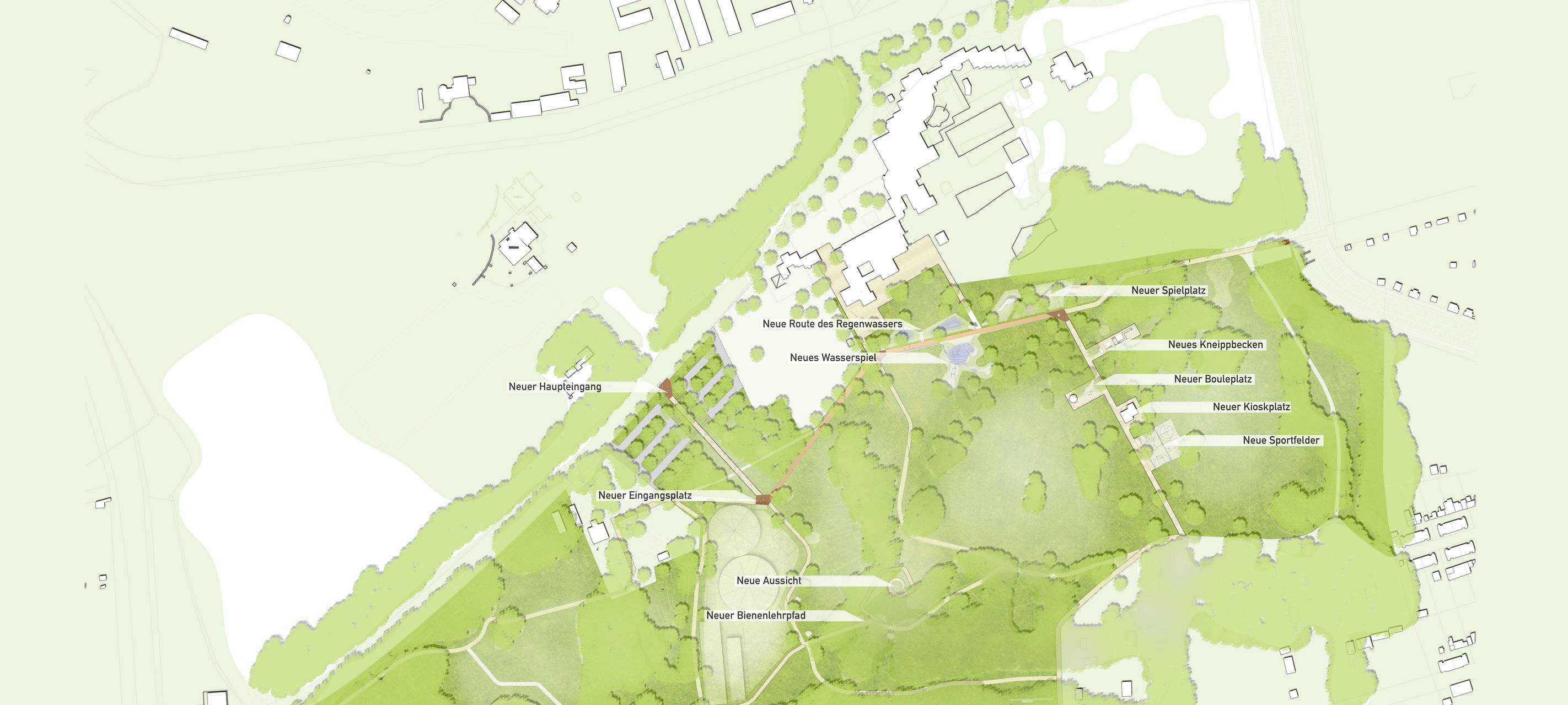 Der Plan für den Umbau des Revierparks Nienhausen