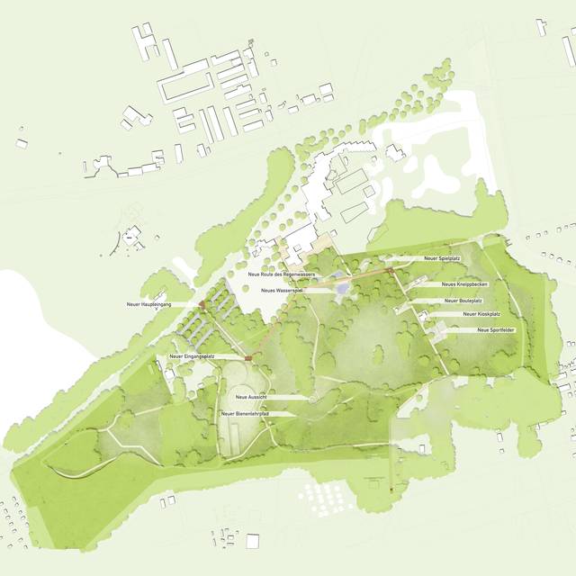 Der Plan für den Umbau des Revierparks Nienhausen