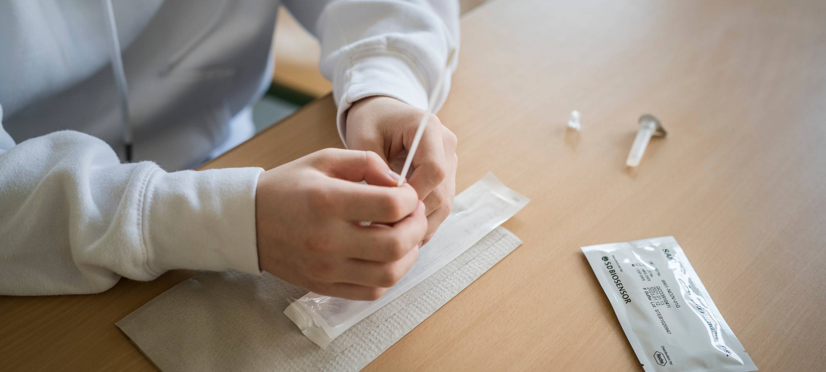 Ein Corona-Selbsttest