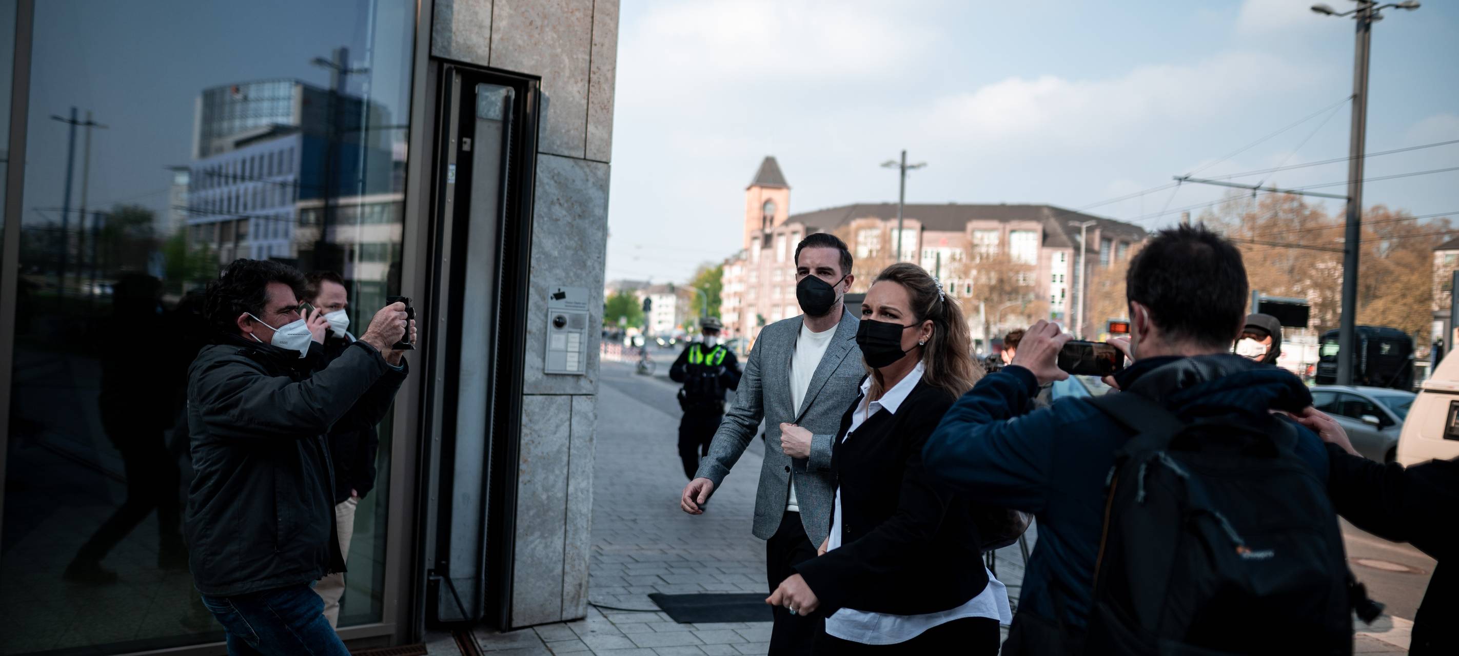 Christoph Metzelder auf dem Weg ins Gericht