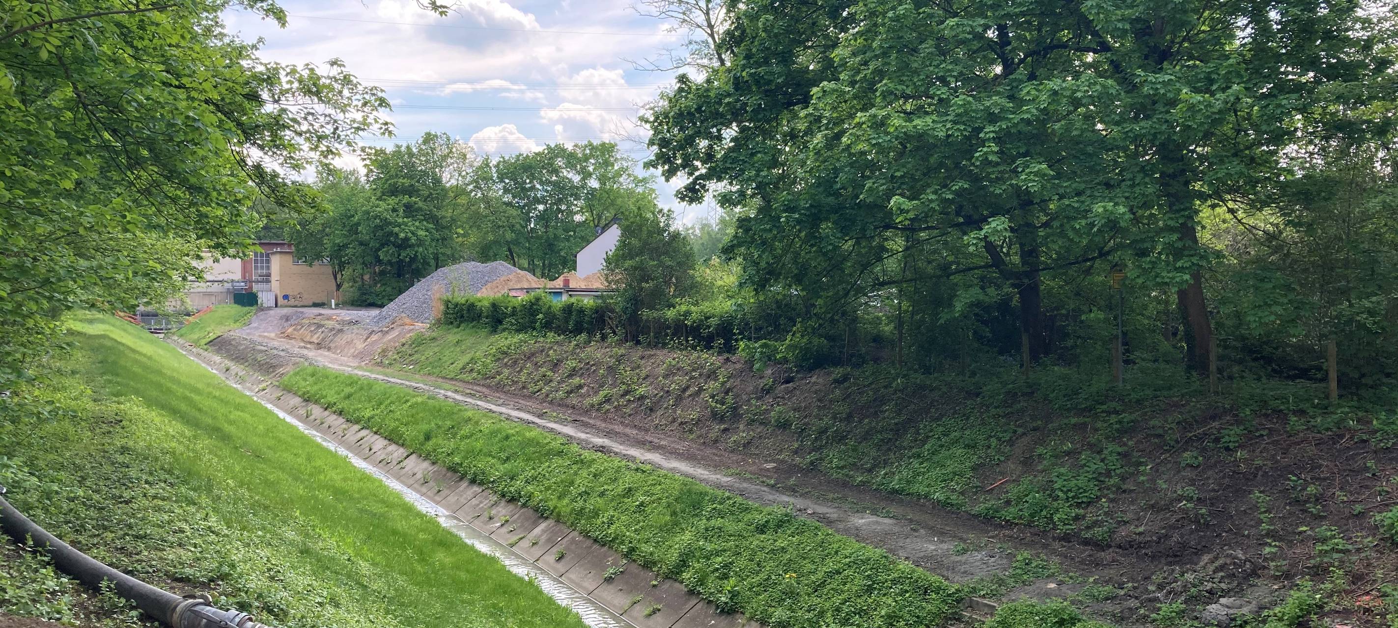 Der Schwarzbach in Gelsenkirchen