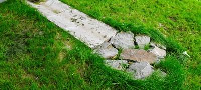 Regenwasser versickert