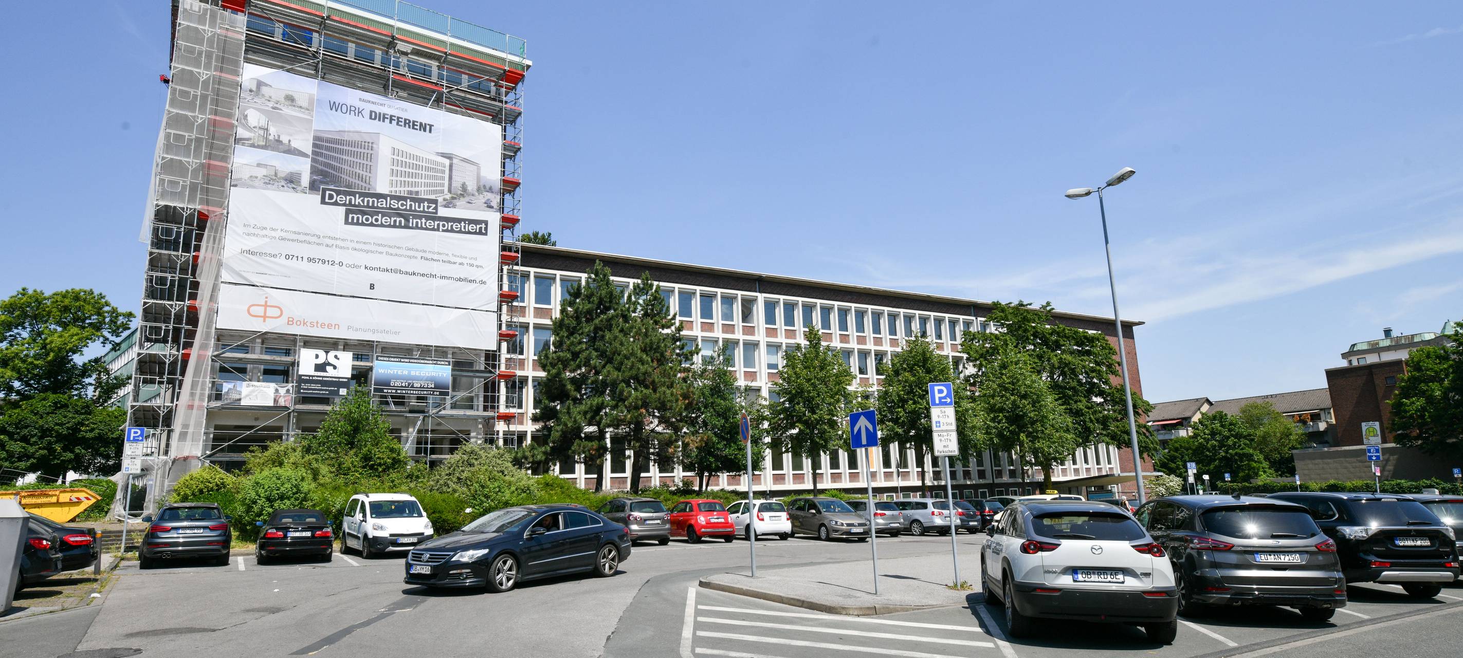 Die ehemalige RAG-Zentrale am Gleiwitzer Platz in Bottrop