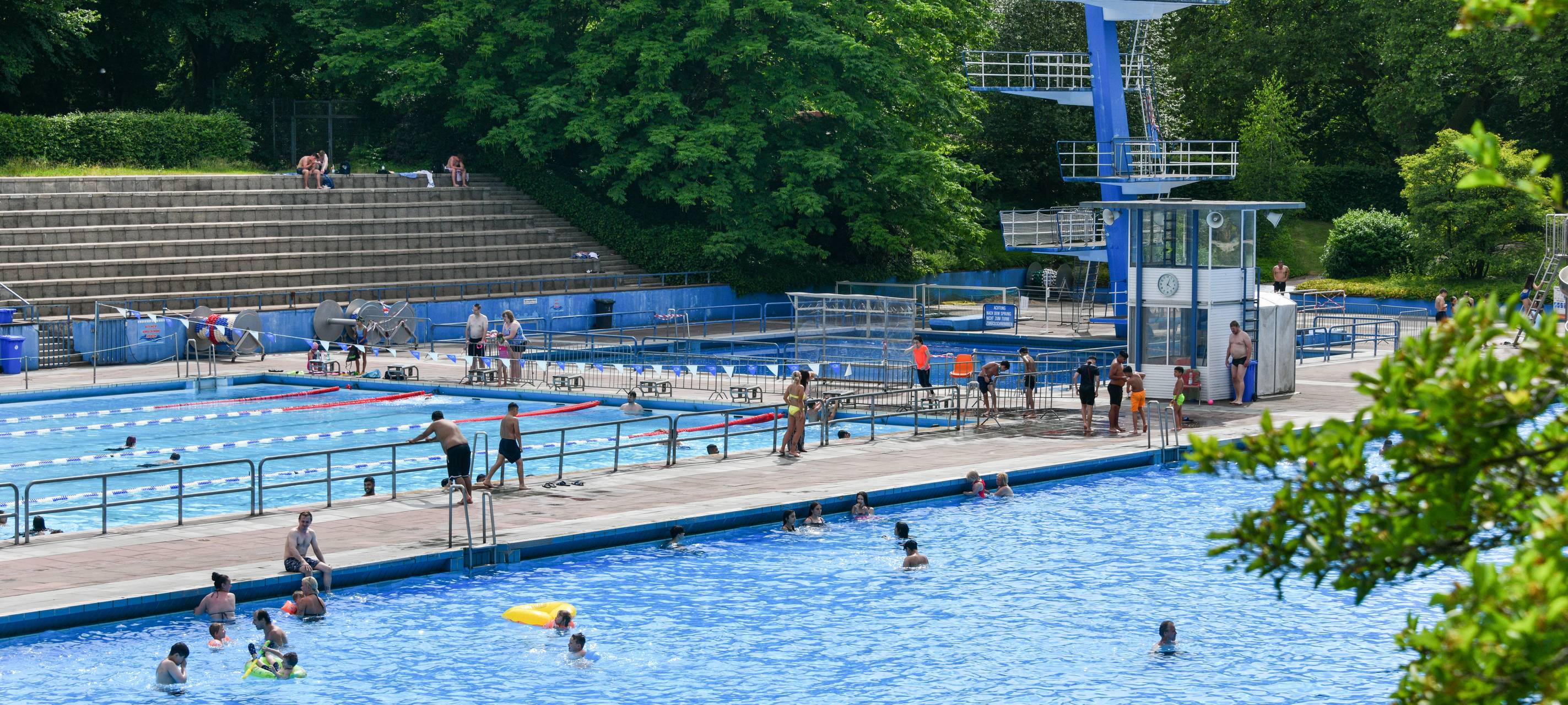 Das Freibad in Gladbeck