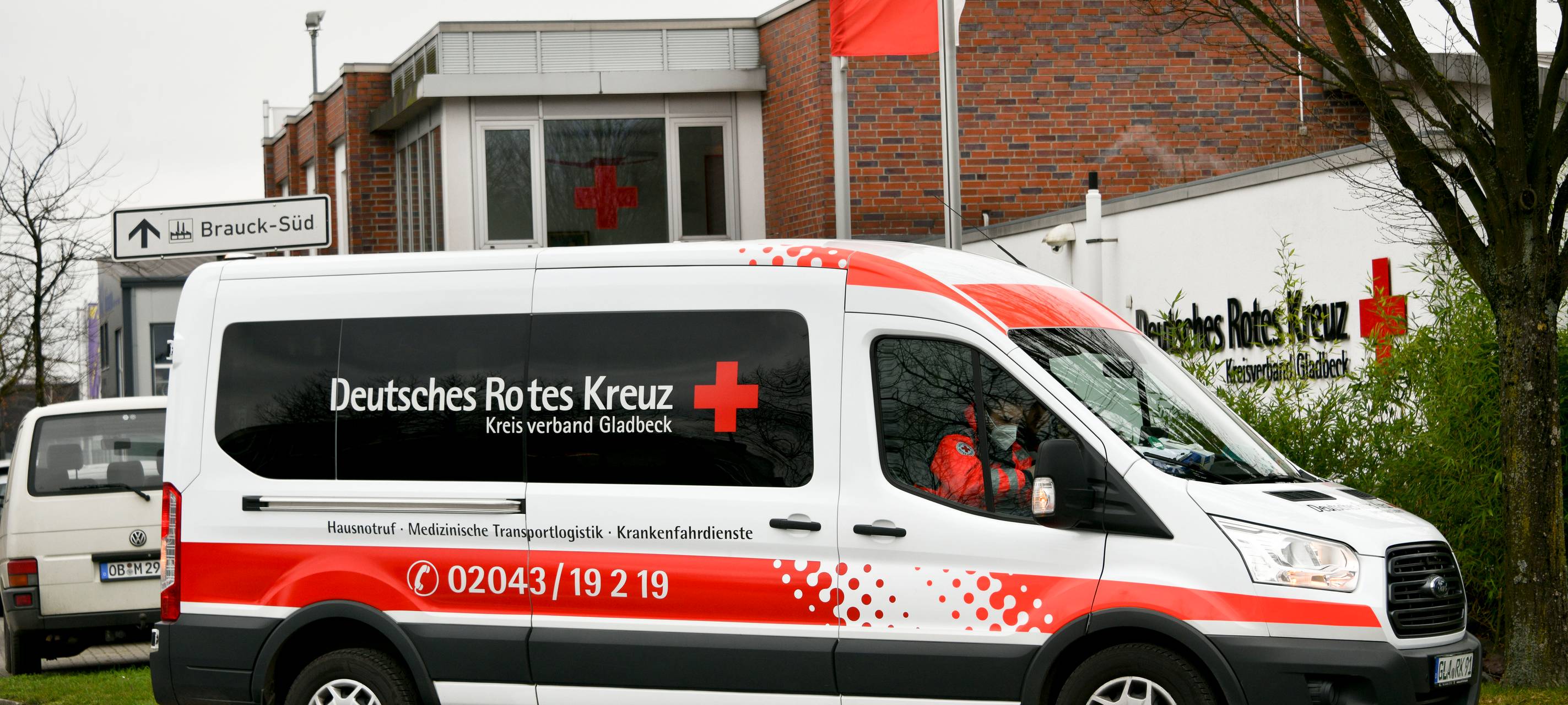 Ein Wagen des DRK Gladbeck