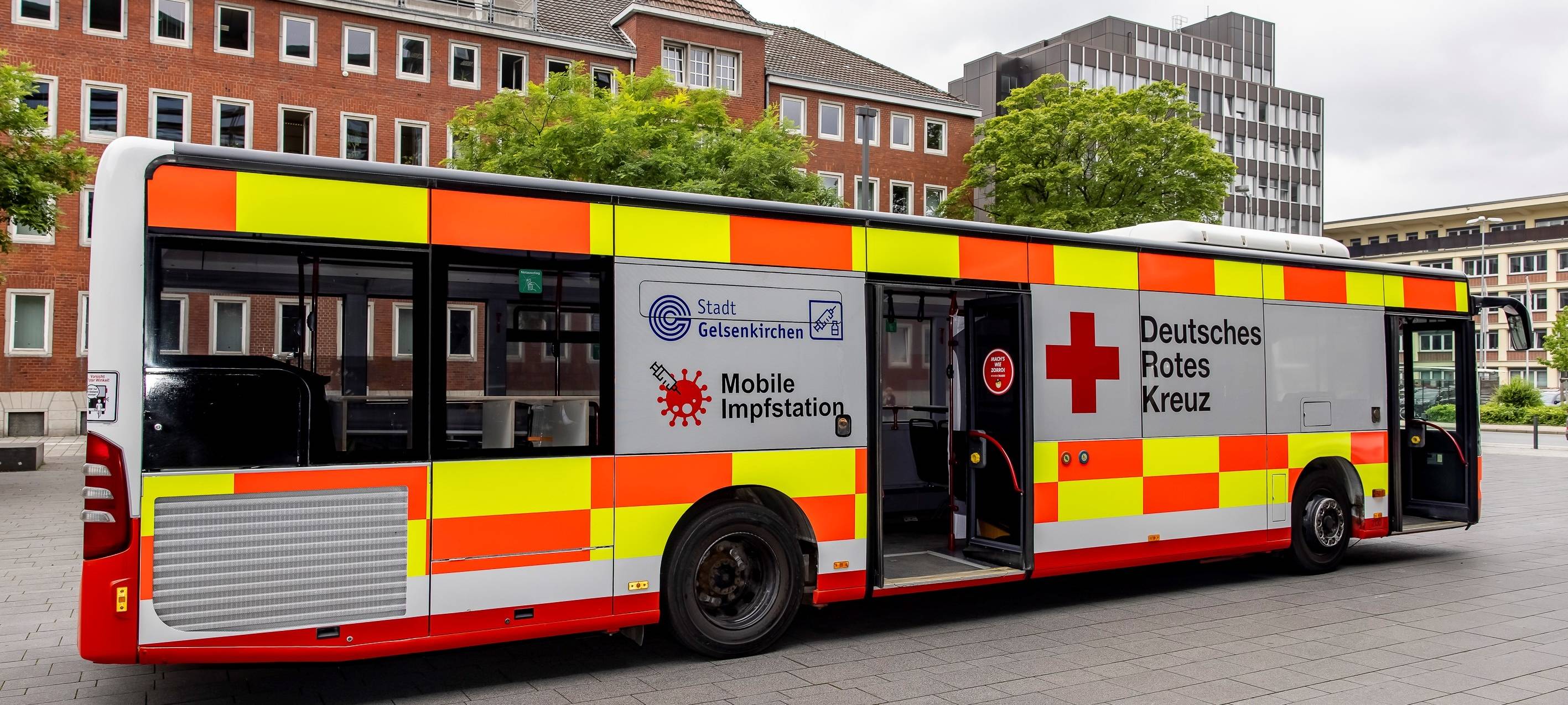 Der Impfbus der Stadt Gelsenkirchen