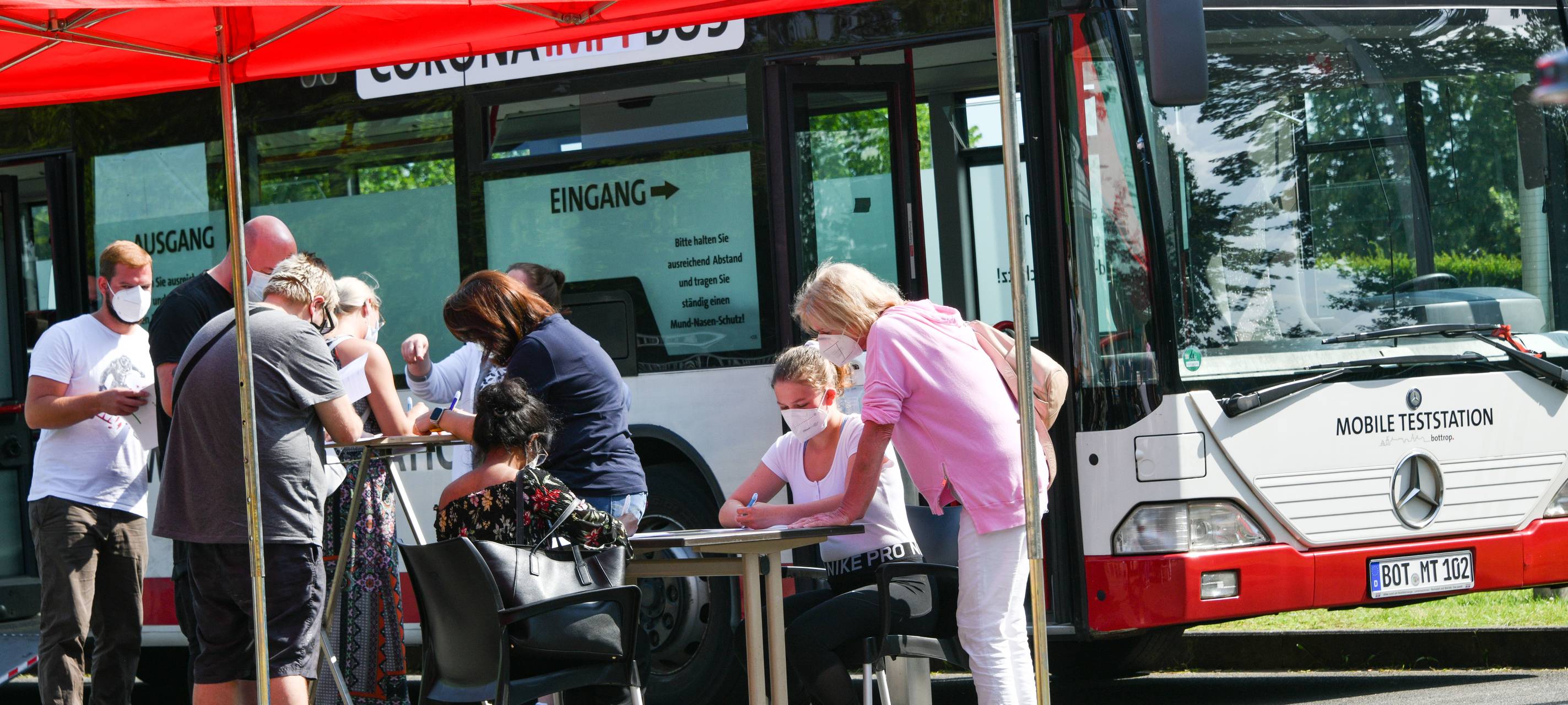 Der Bottroper Corona-Impfbus