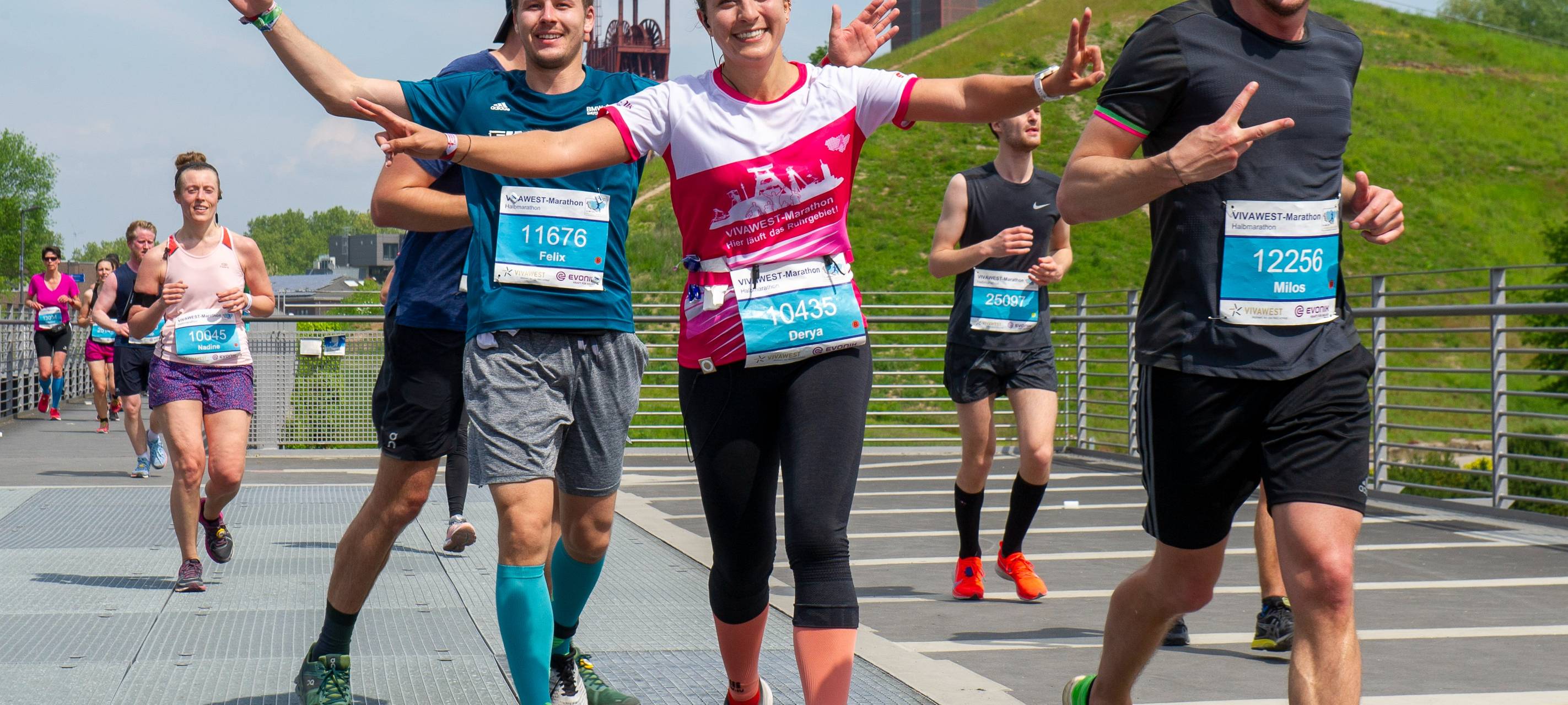 Läufer beim Vivawest-Marathon 2019