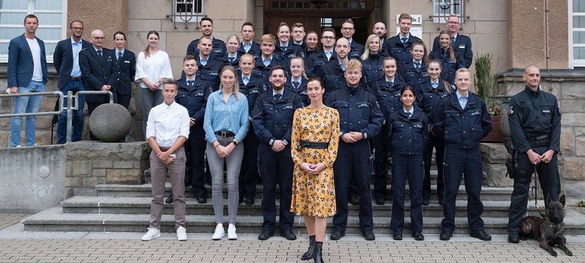 Neue Polizeibeamte