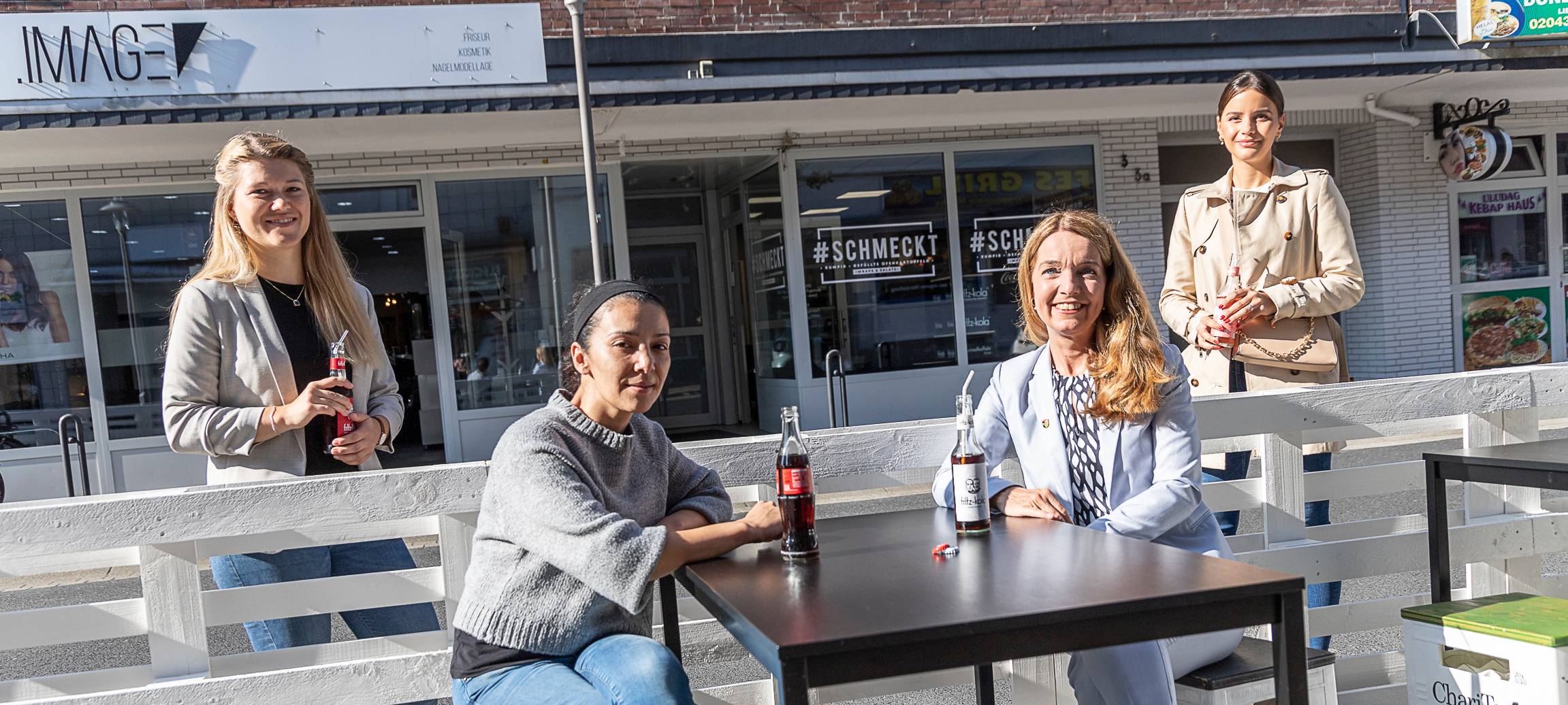 Parklets Außengastronomie