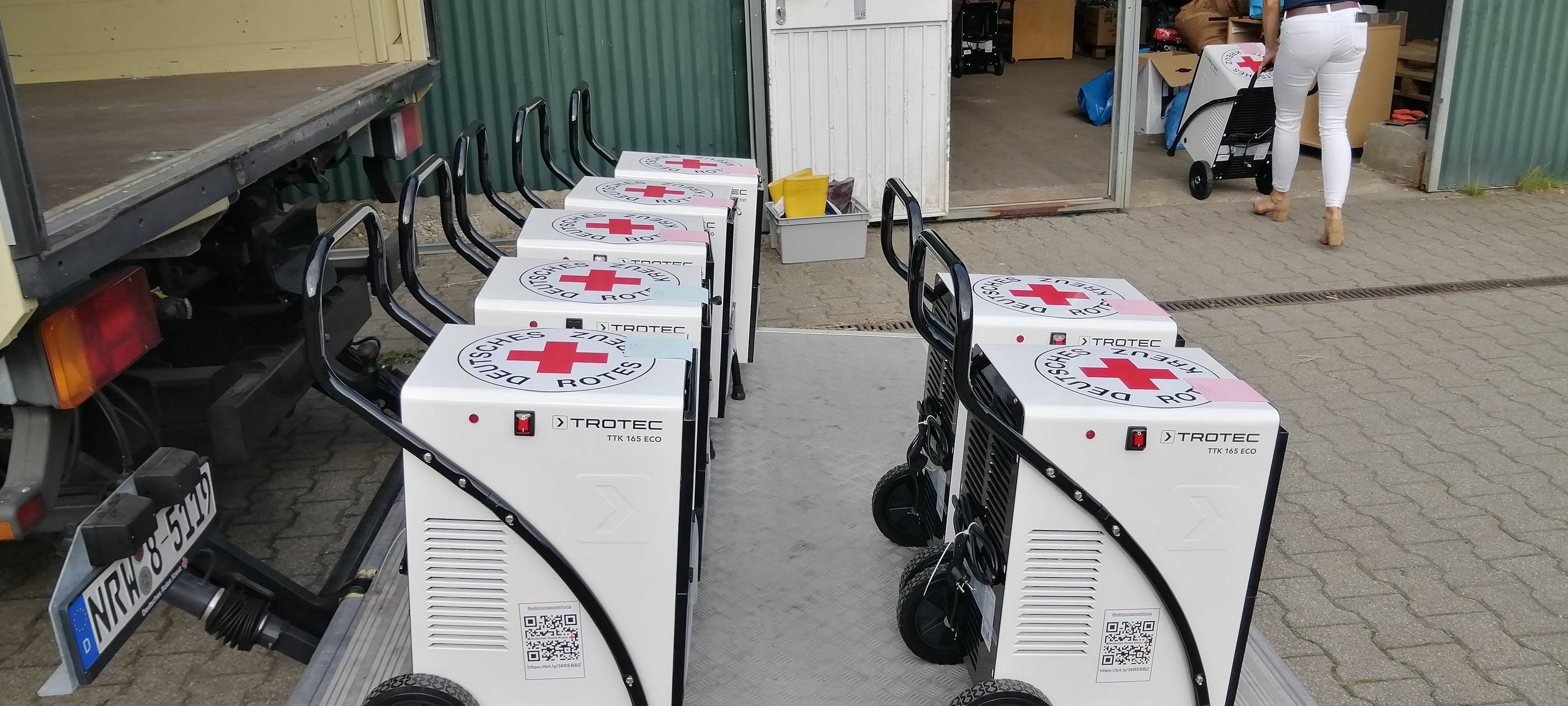 Bautrockner Flutkatastrophe