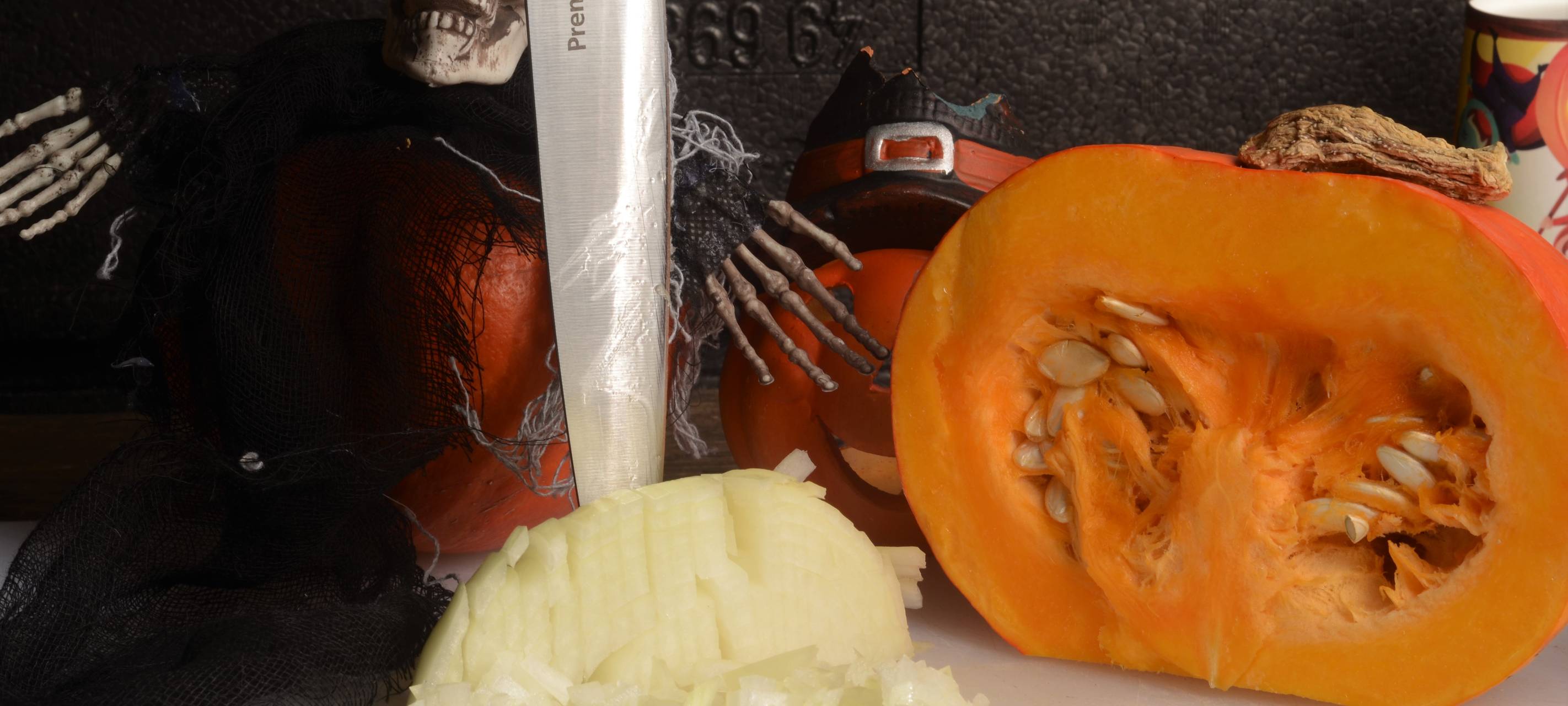 Hokkaidokürbis-Hackfleisch-Eintopf mit Ingwer