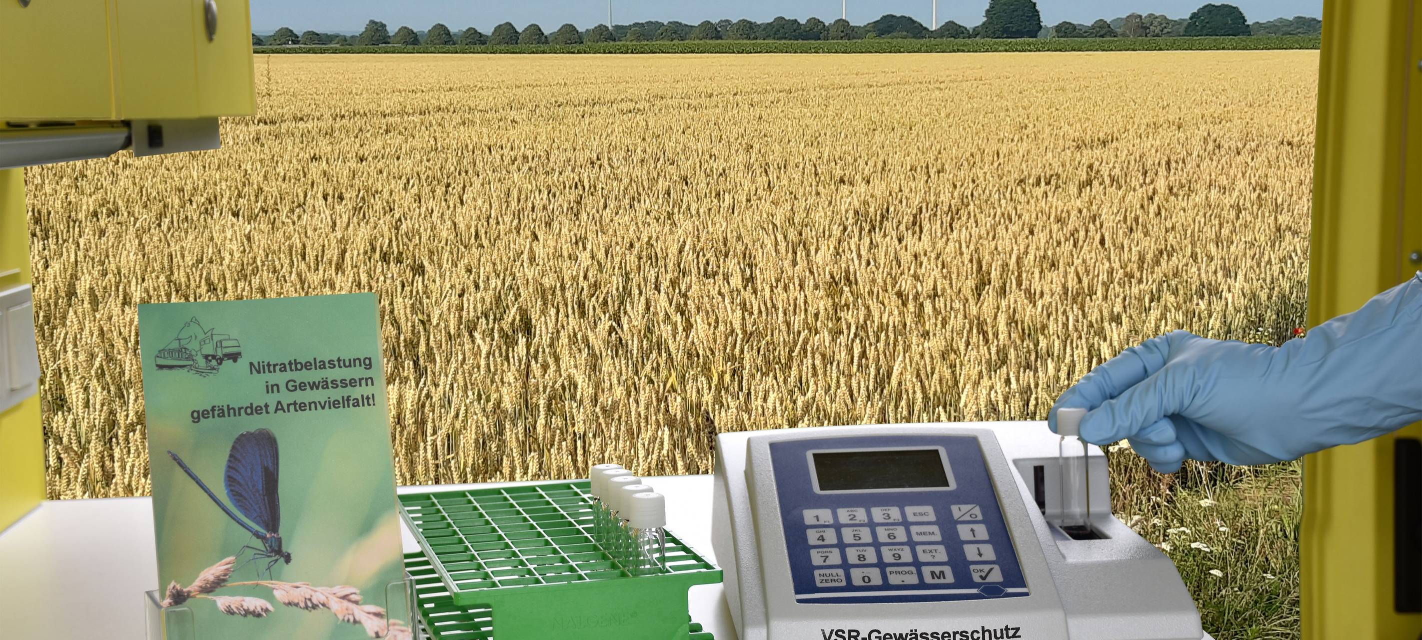 Im Labormobil des VSR-Gewässerschutzes