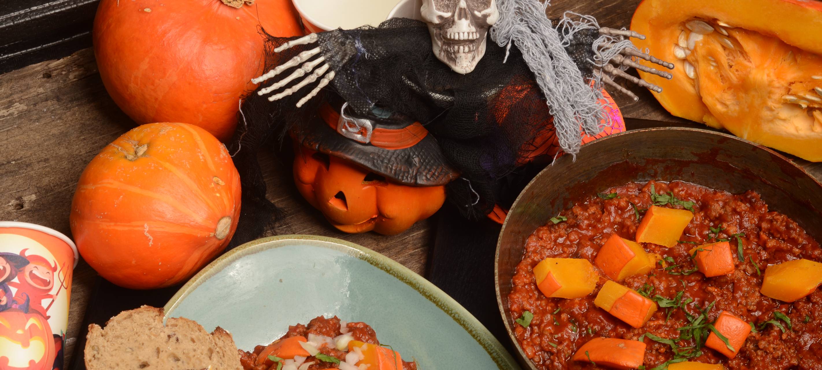 Hokkaidokürbis-Hackfleisch-Eintopf mit Ingwer