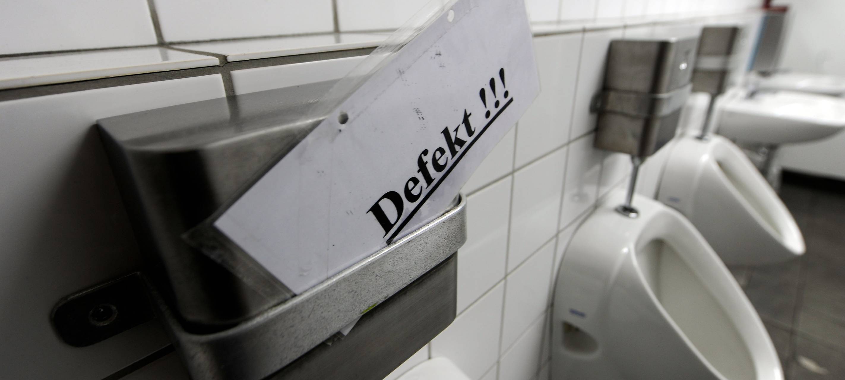 Die öffentlichen Toiletten am Gladbecker Rathaus