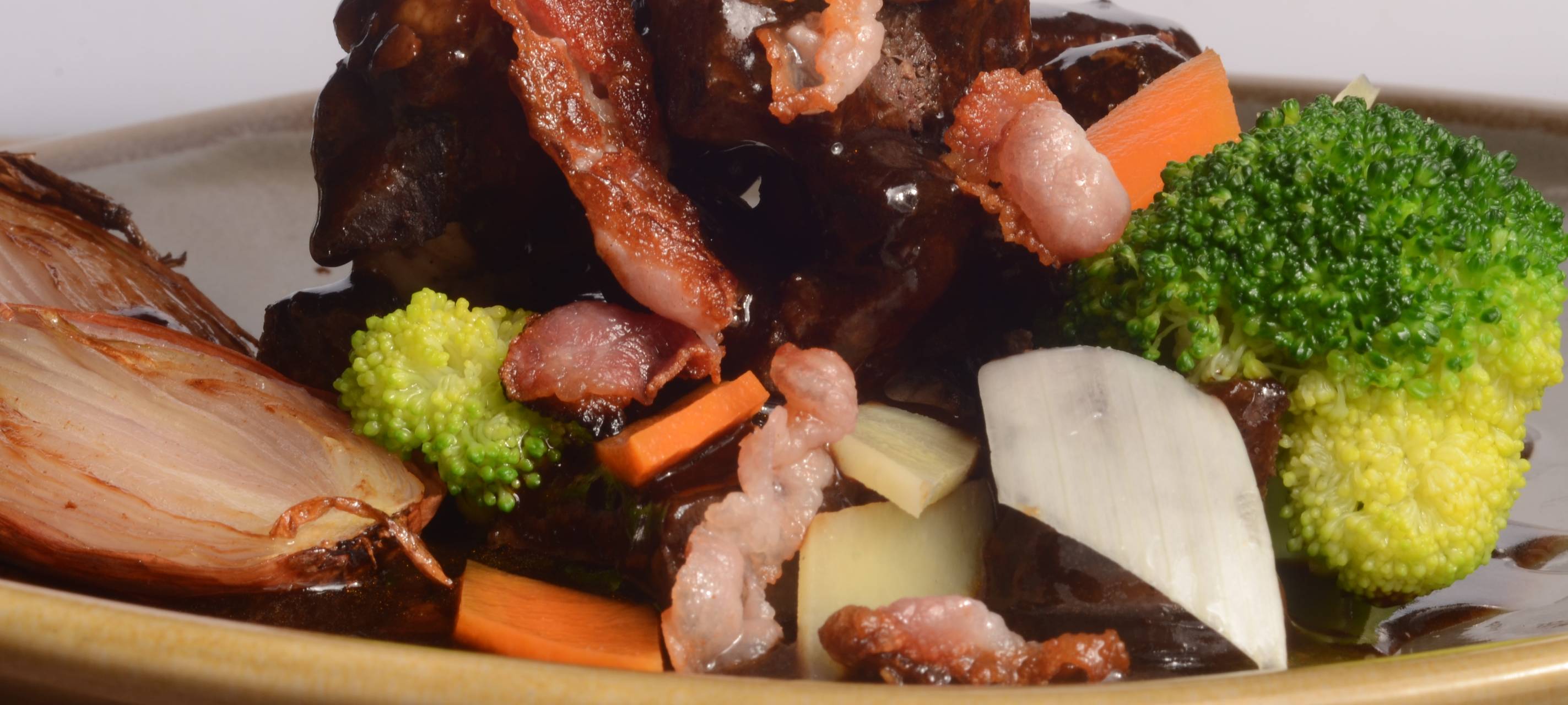 Mariniertes Schmorfleisch - Boeuf bourguignon