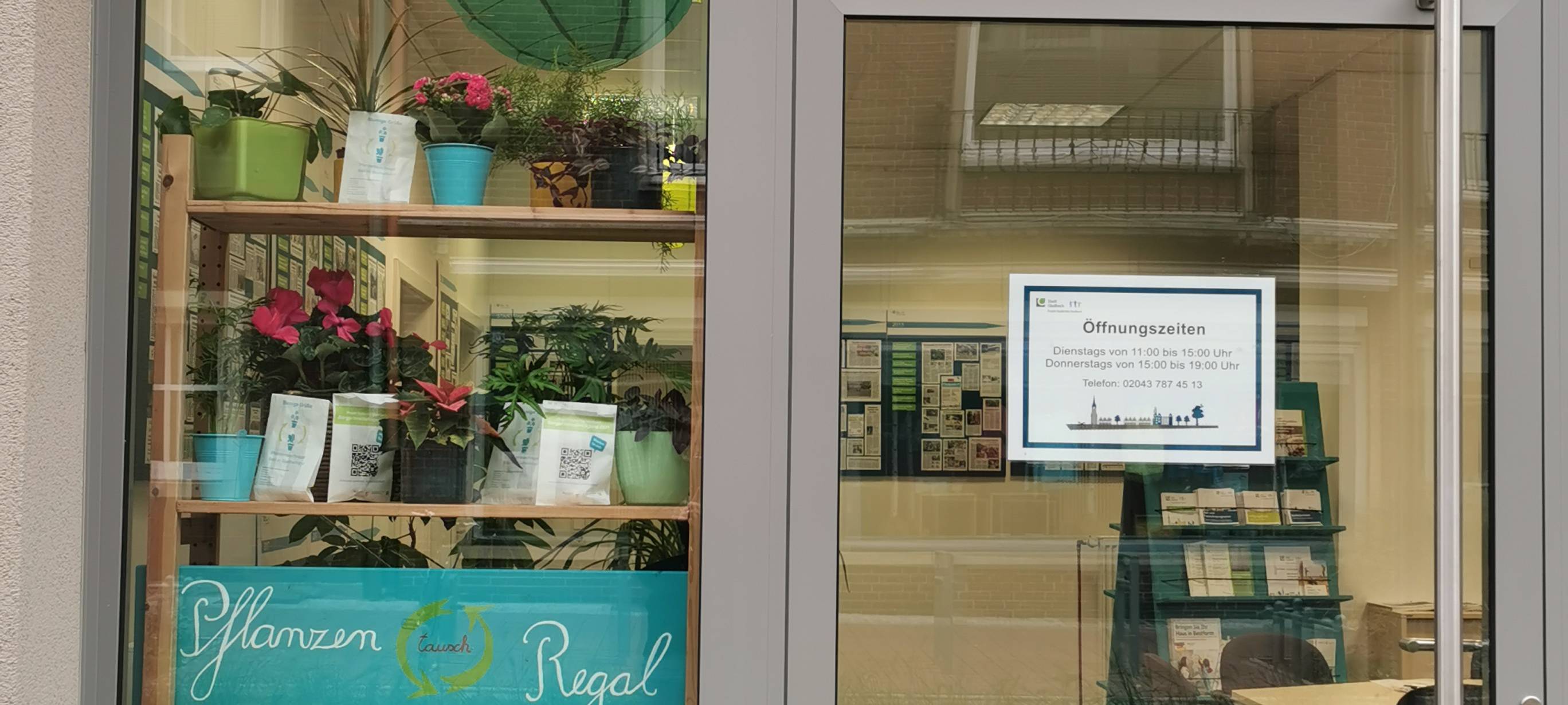 Pflanzentauschregal in Gladbeck