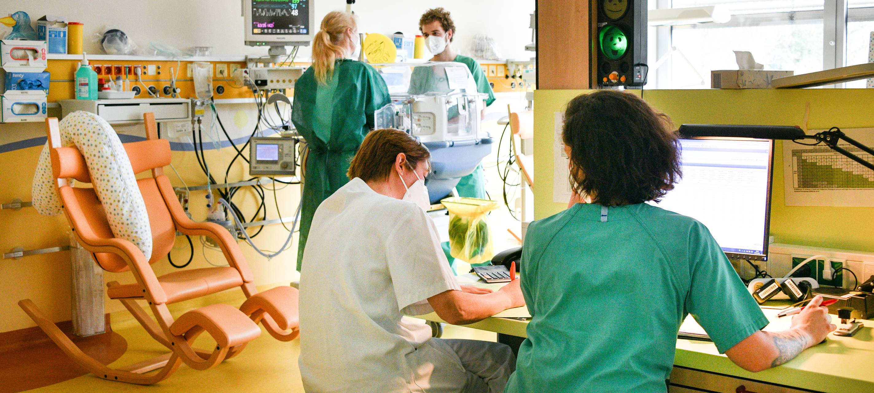 Auf der Kinderintensivstation des Marienhospitals Ückendorf