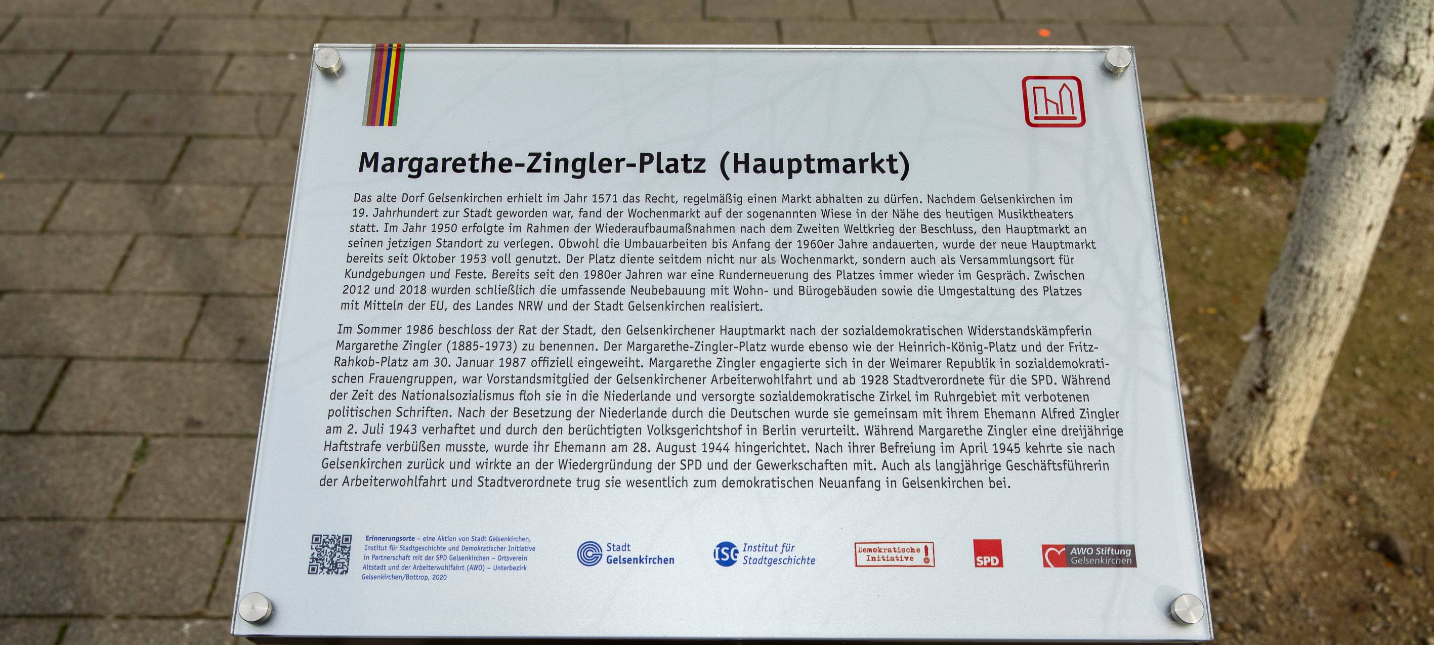 Gedenktafel Margarethe Zingler