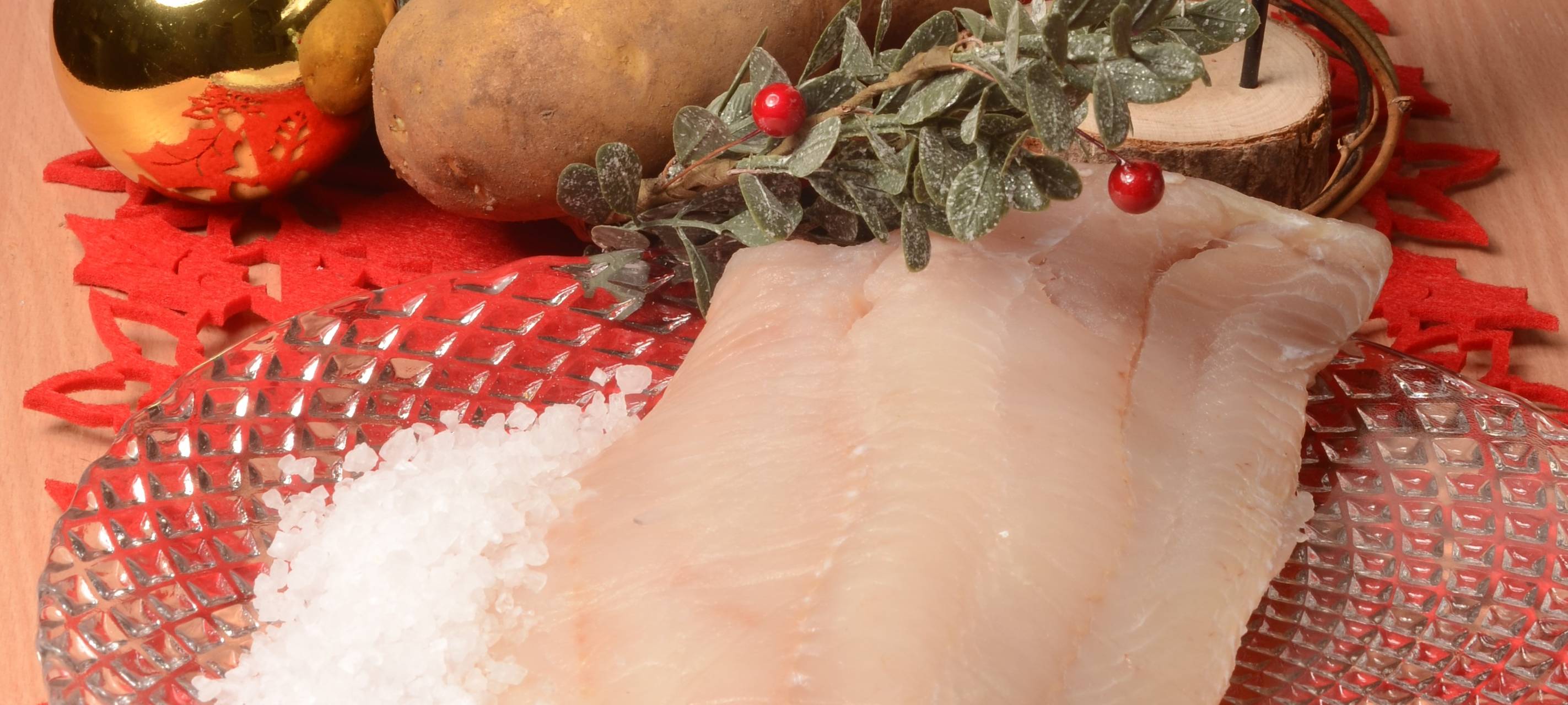 Kartoffelrösti mit Seelachs und Birnen Chutney