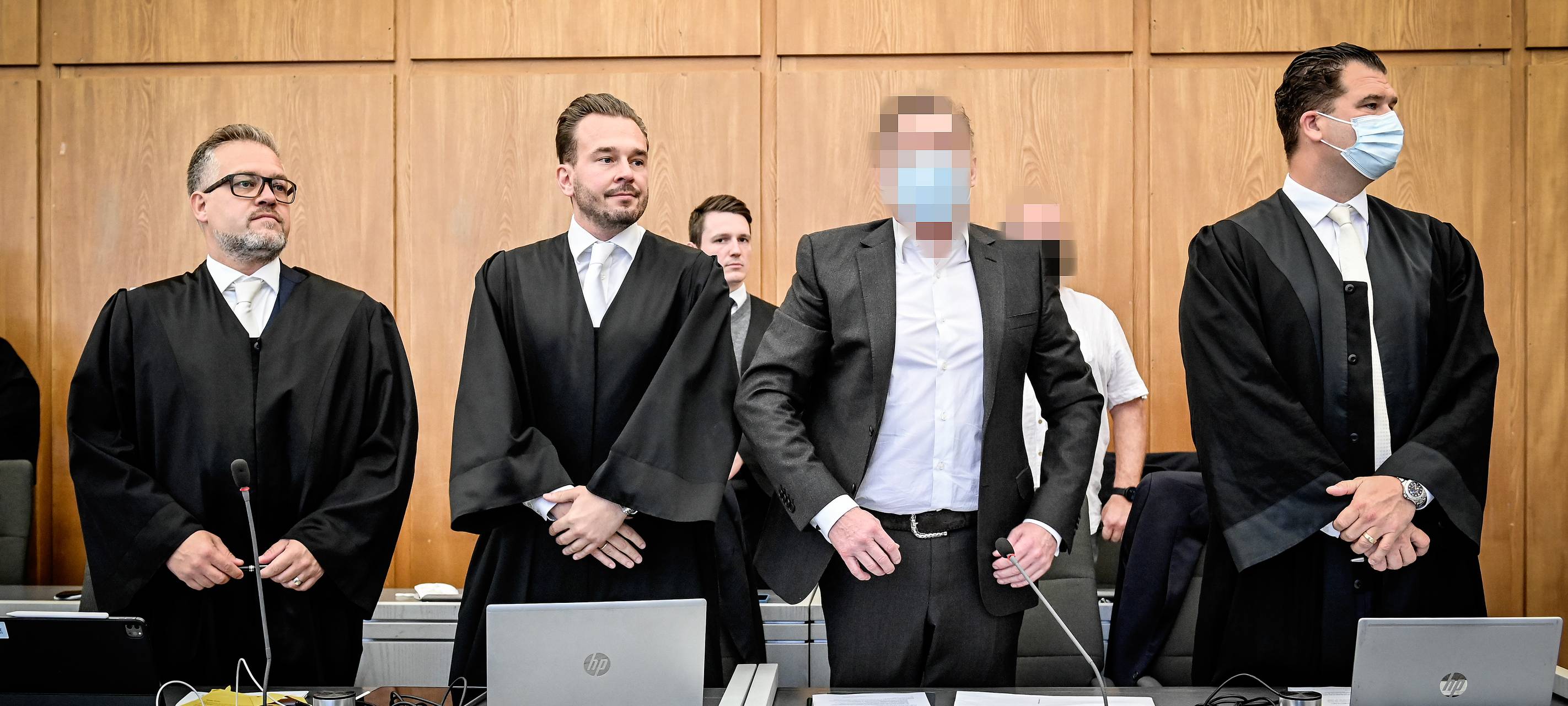Der angeklagte Geschäftsmann Thomas B. aus Gelsenkirchen im Gerichtssaal