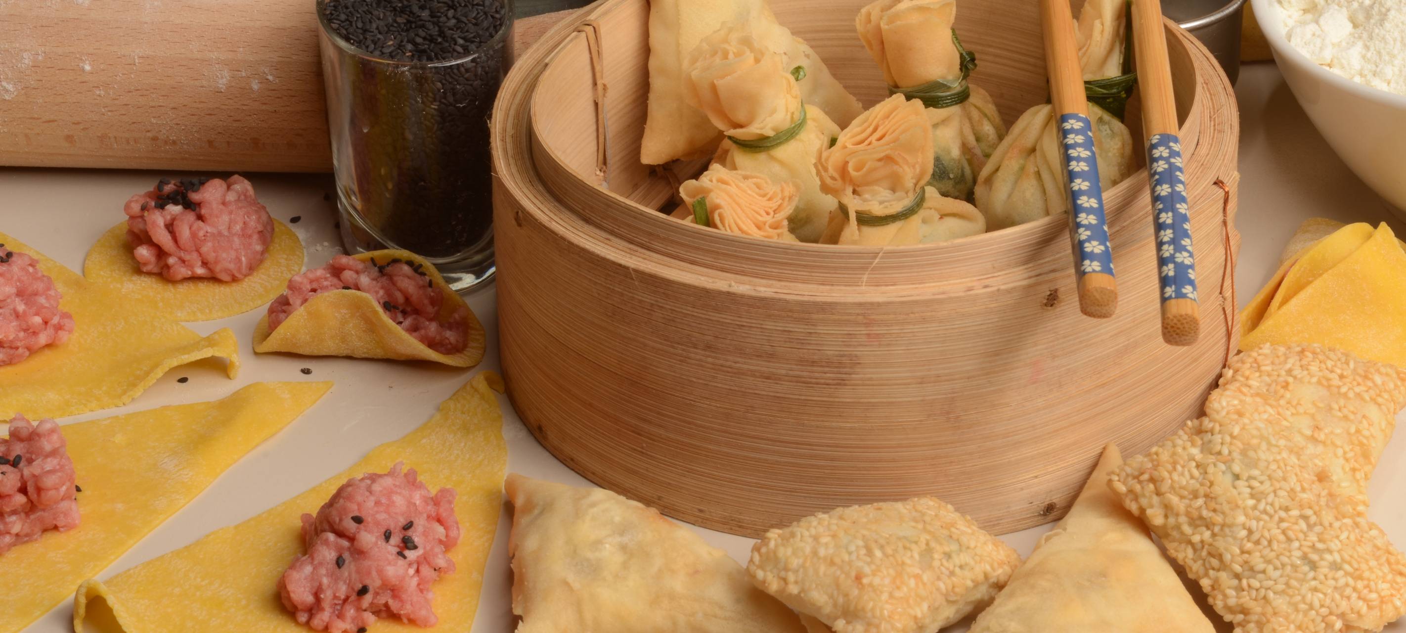 Dim Sum in verschiedenen Varianten