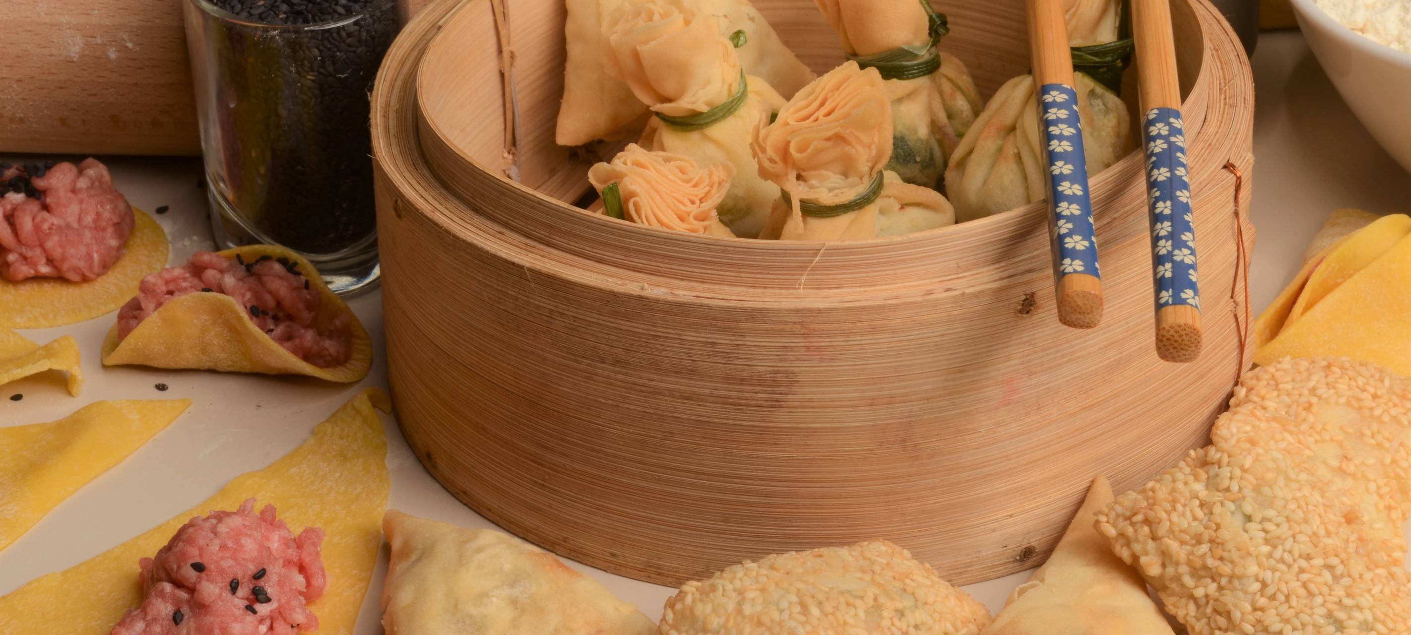 Dim Sum in verschiedenen Varianten