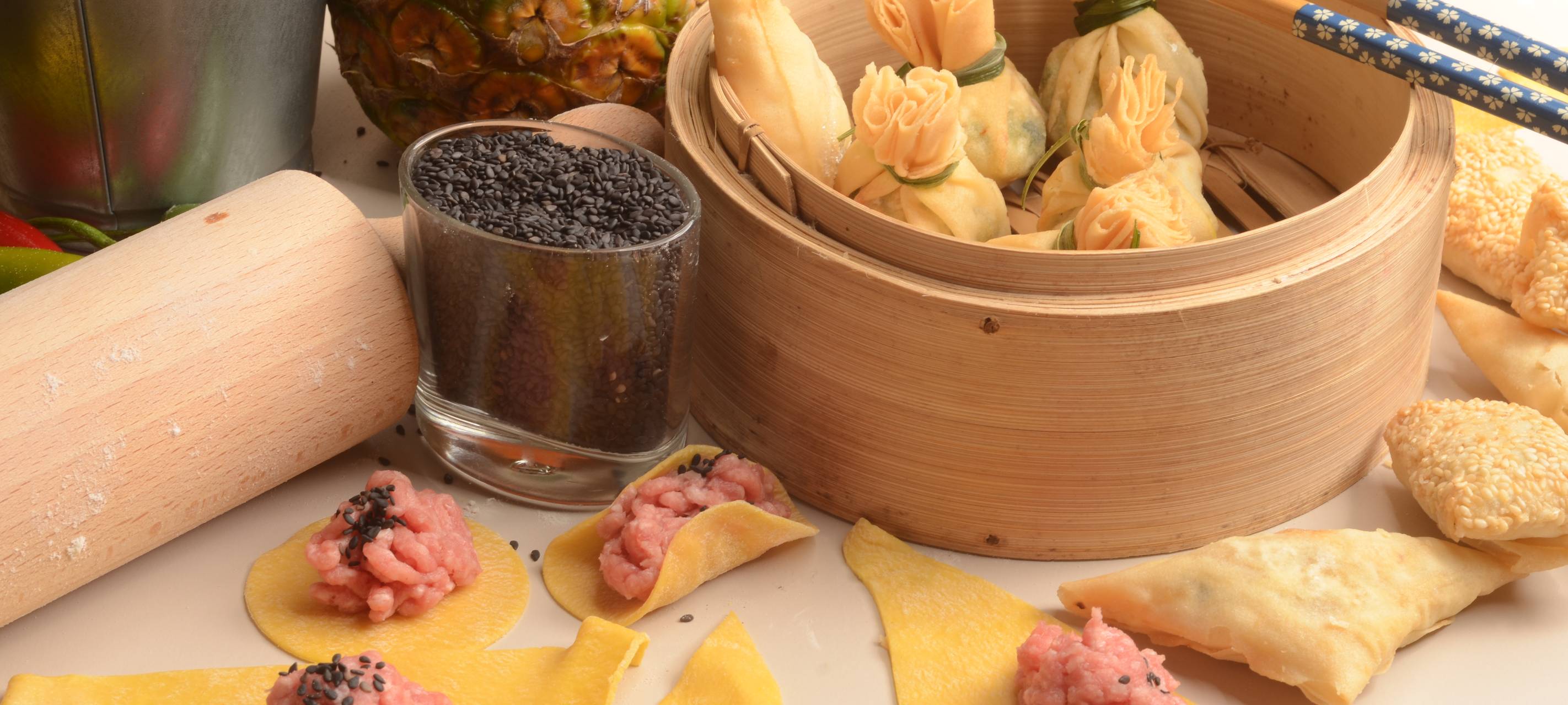 Dim Sum in verschiedenen Varianten