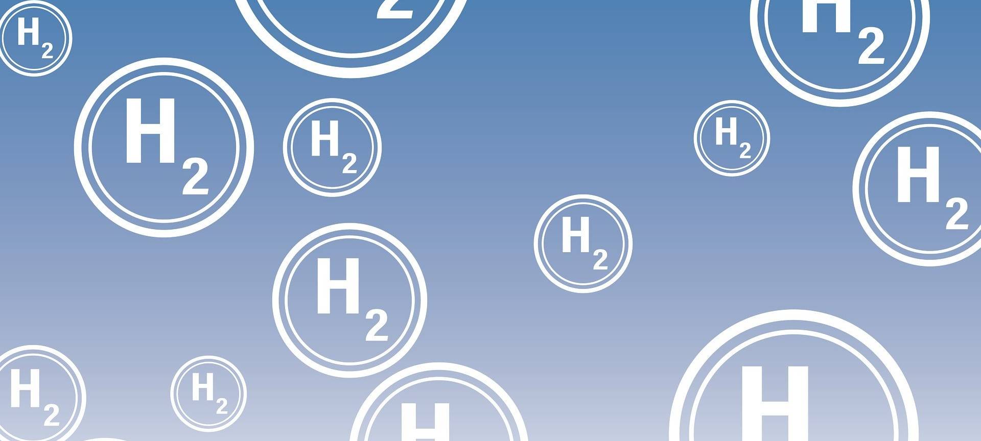 Chemische Symbole Wasserstoff