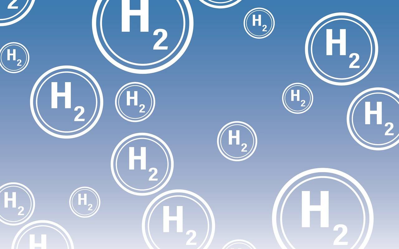 Chemische Symbole Wasserstoff