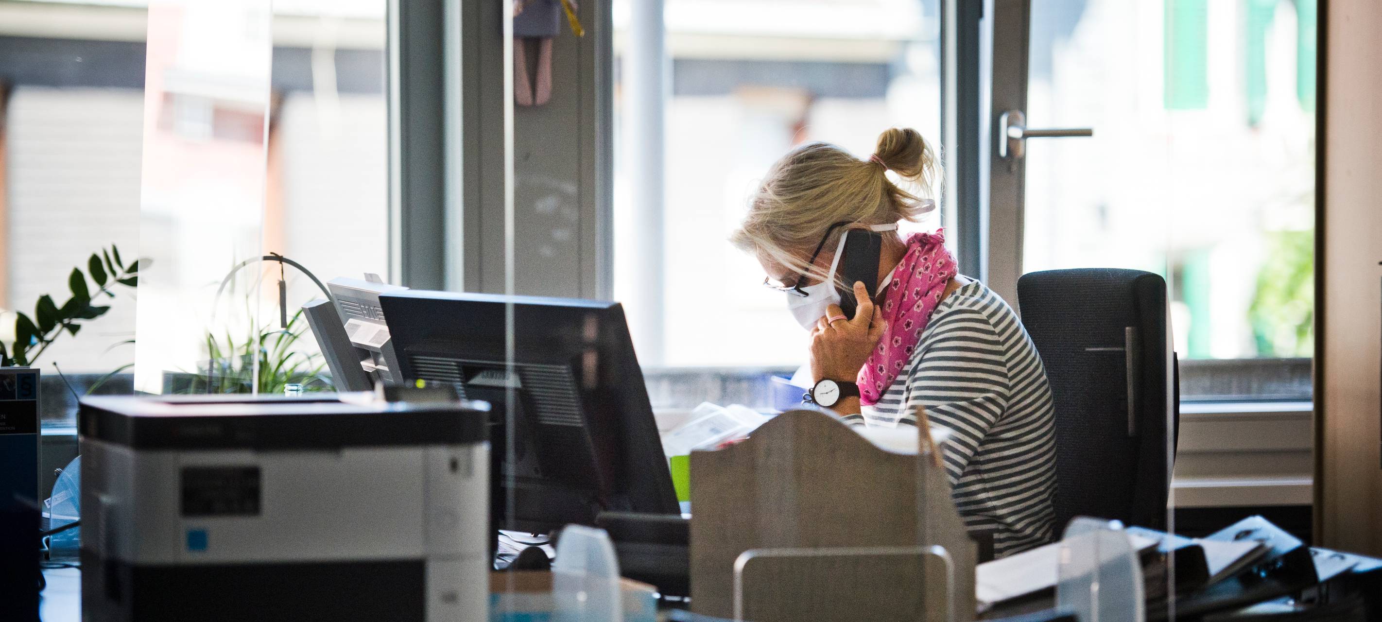 Mitarbeiterin im Gesundheitsamt