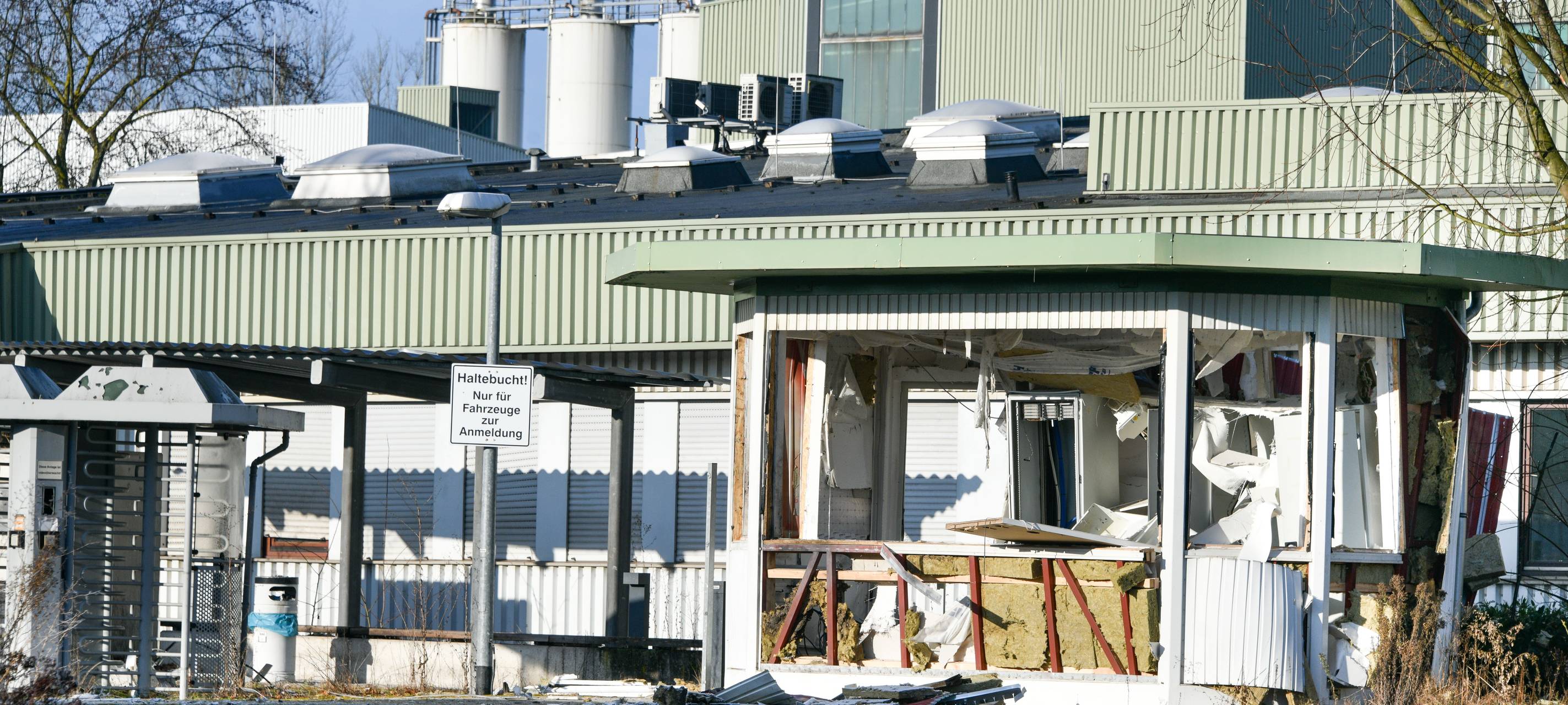 Das gesprengte Pförtnerhaus an Schacht 10 in Kirchhellen