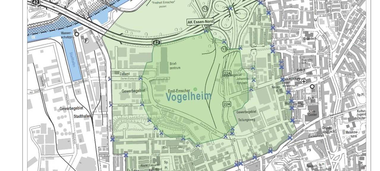 Bombenentschärfung Essen-Vogelheim