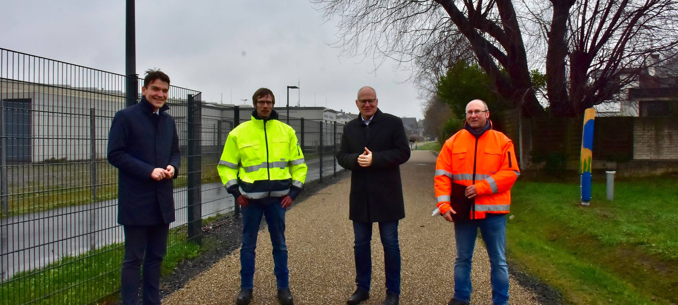 Vorstellung der Beleuchtung am Kirchschemmsbach