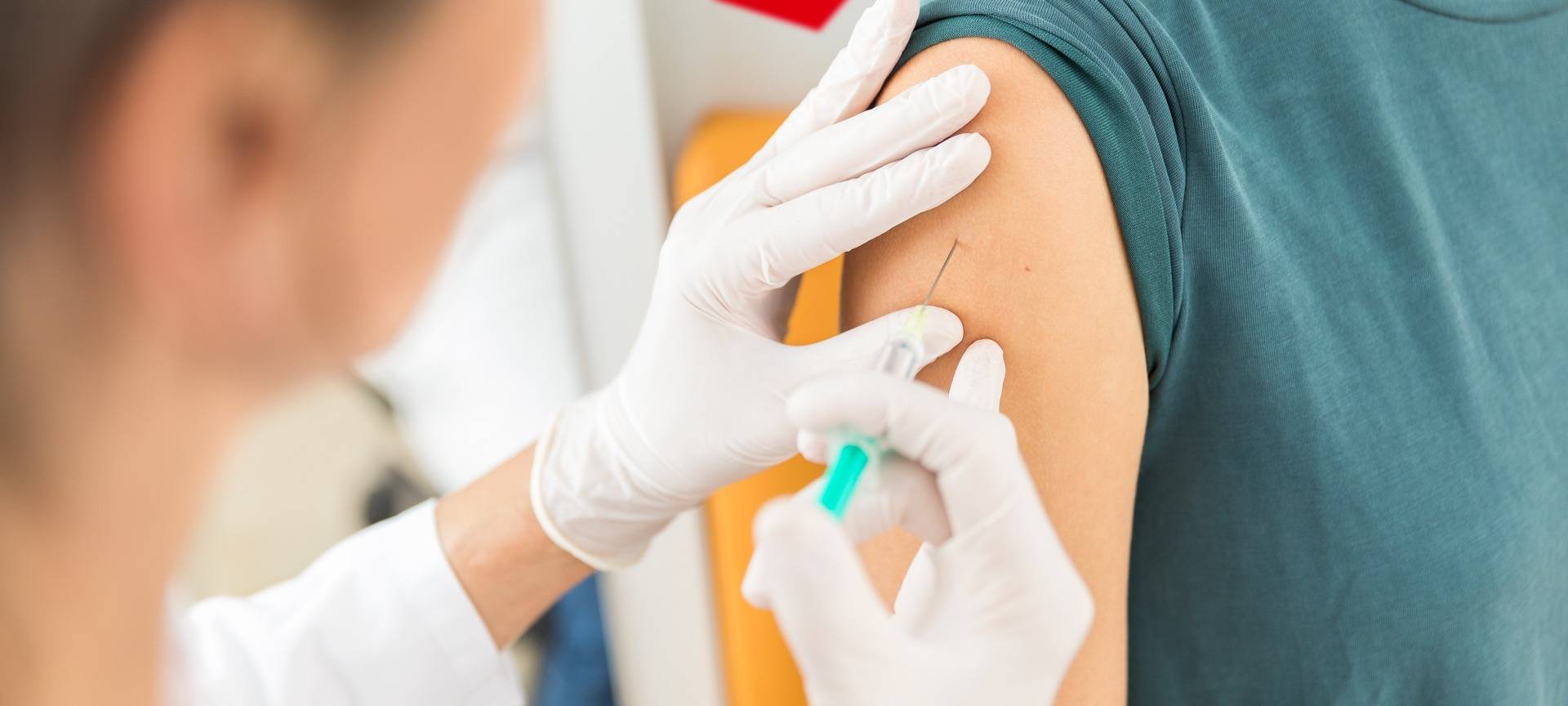 Impfung in einer Apotheke