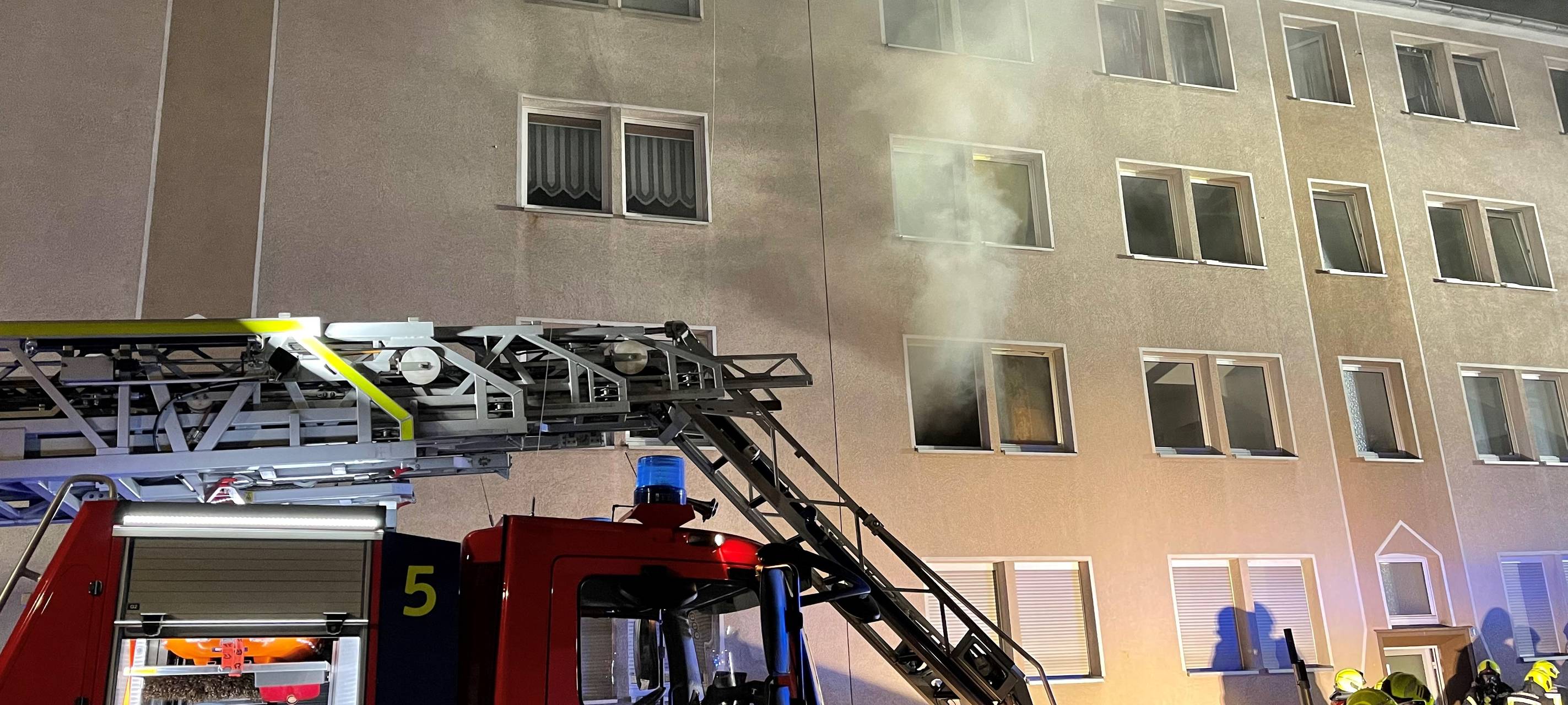 Feuerwehreinsatz an der Alsenstraße in Gelsenkirchen-Schalke
