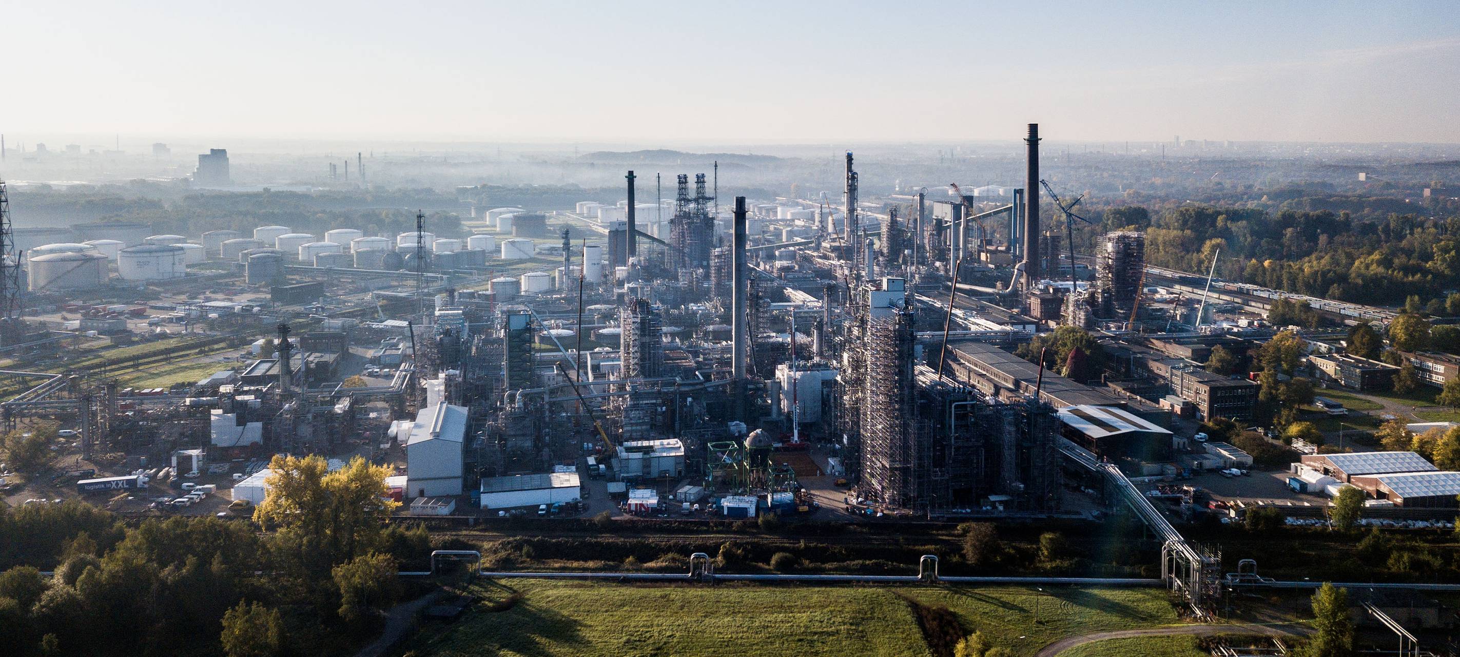 Das BP-Werk in Gelsenkirchen-Scholven