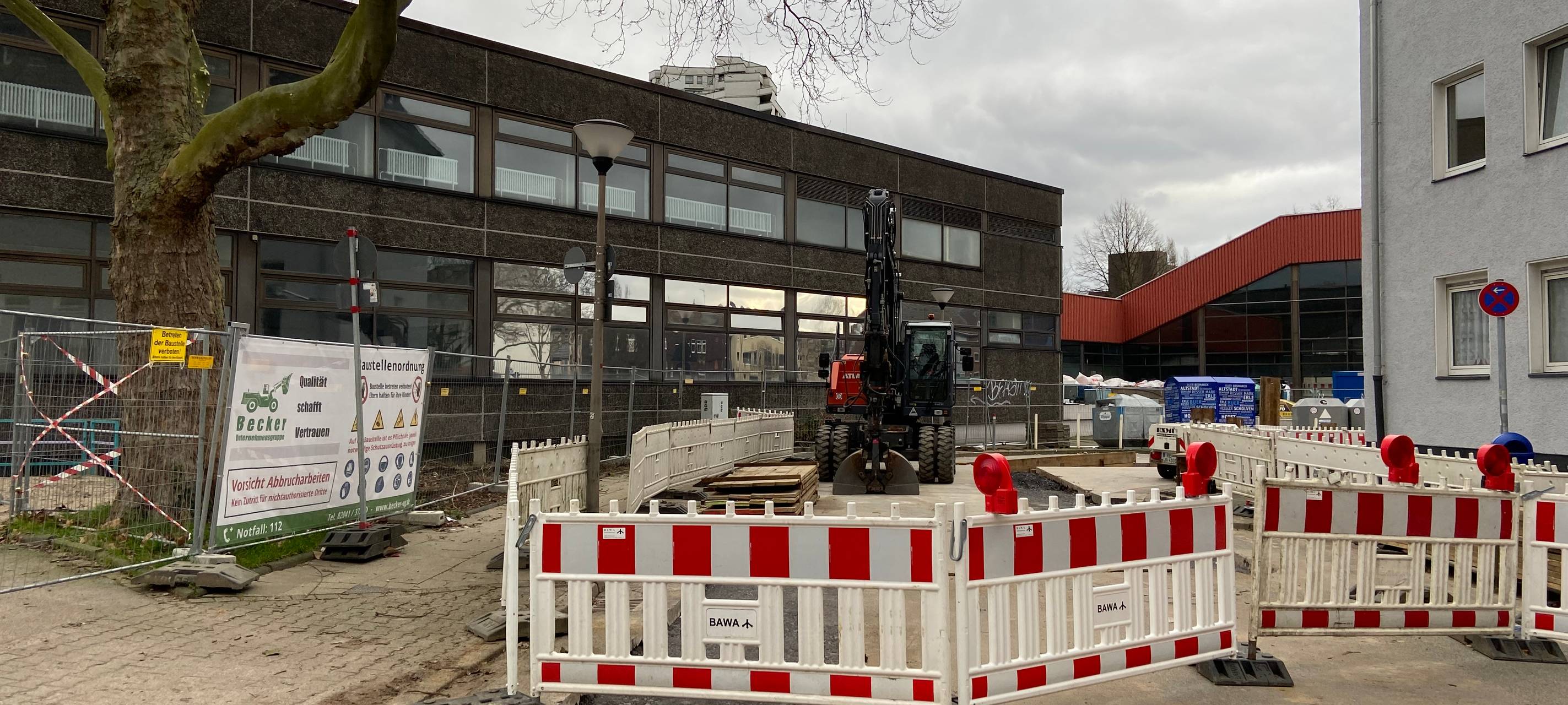 Abriss Zentralbad Gelsenkirchen