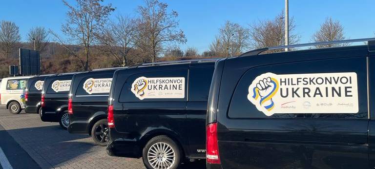 Hilfskonvoi für die Ukraine - Reportage