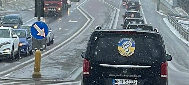 Hilfskonvoi für die Ukraine - Reportage
