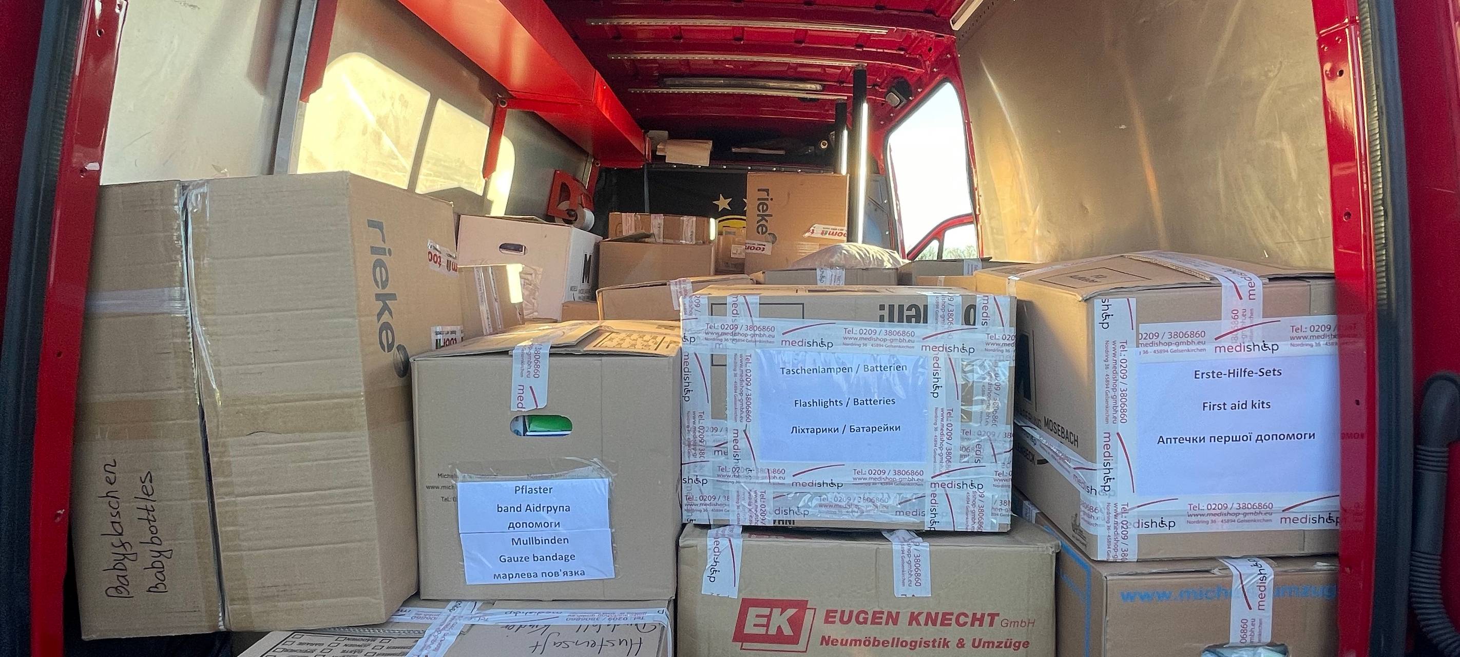 Hilfskonvoi für die Ukraine - Reportage