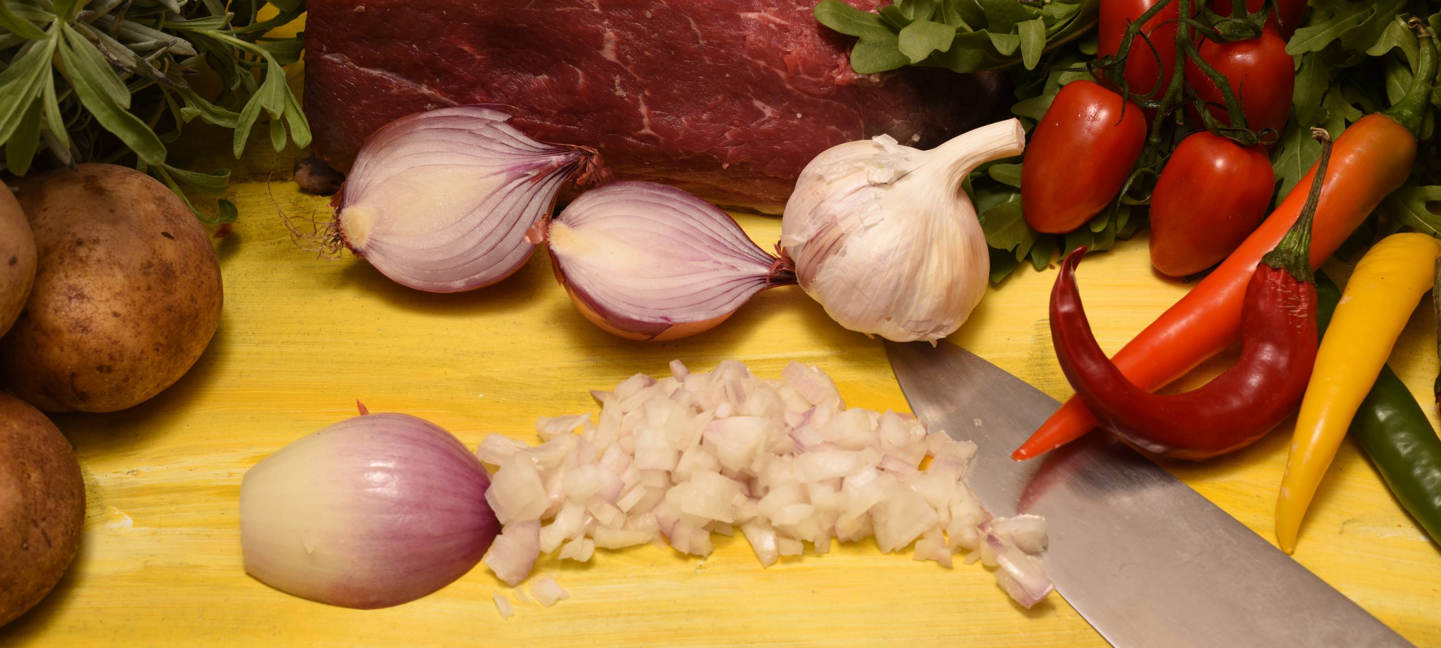 "Sloppy Joe" mit toskanischen Pommes