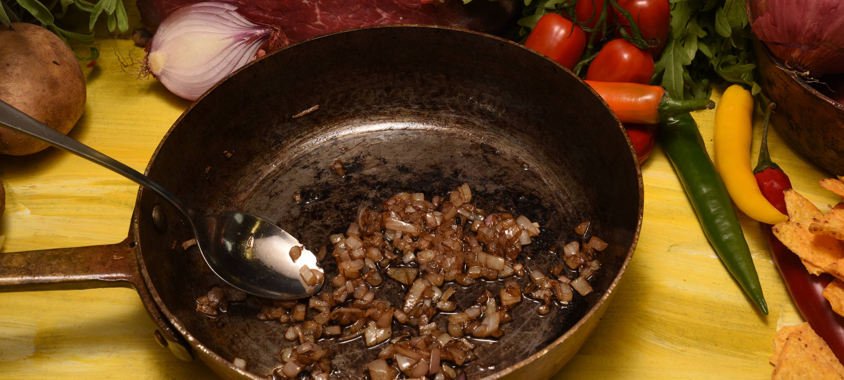 "Sloppy Joe" mit toskanischen Pommes