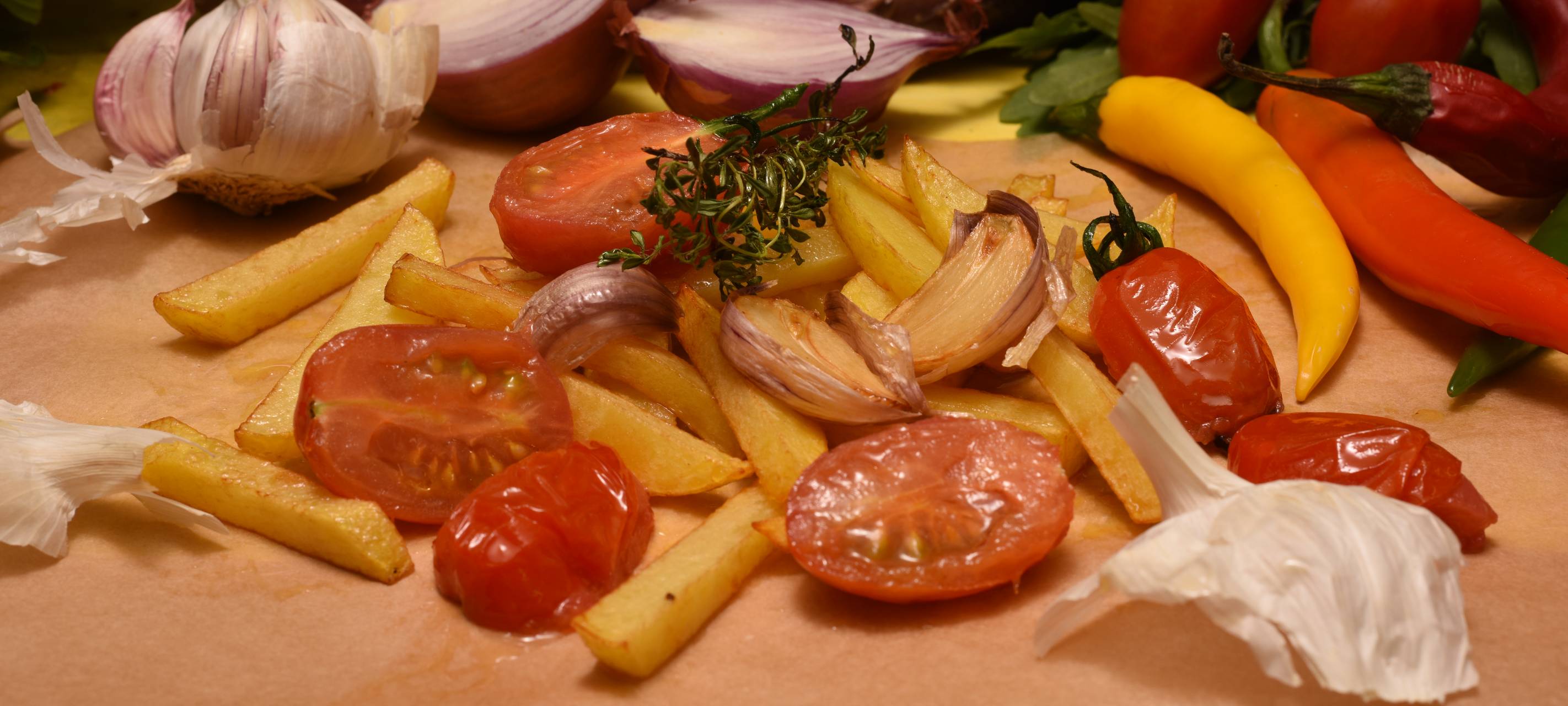 "Sloppy Joe" mit toskanischen Pommes